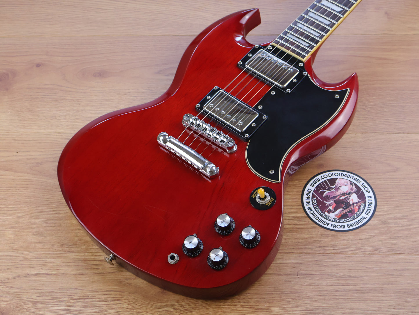1990's Bill's Brothers '62 SG Double Cutaway (Cherry Red)