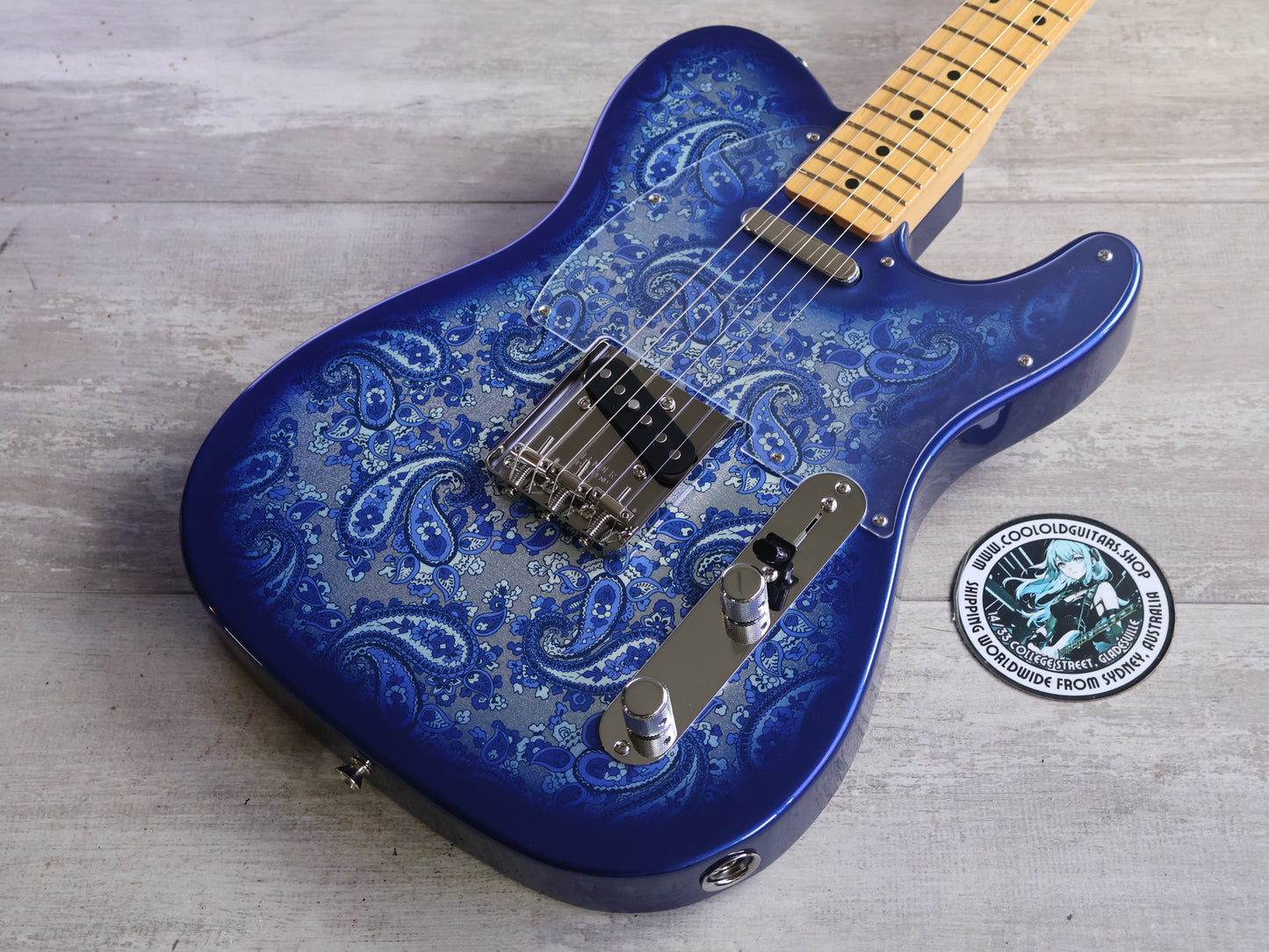 2026 Fender Japan Limited Edition Flagship Telecaster (Indigo Paisley)