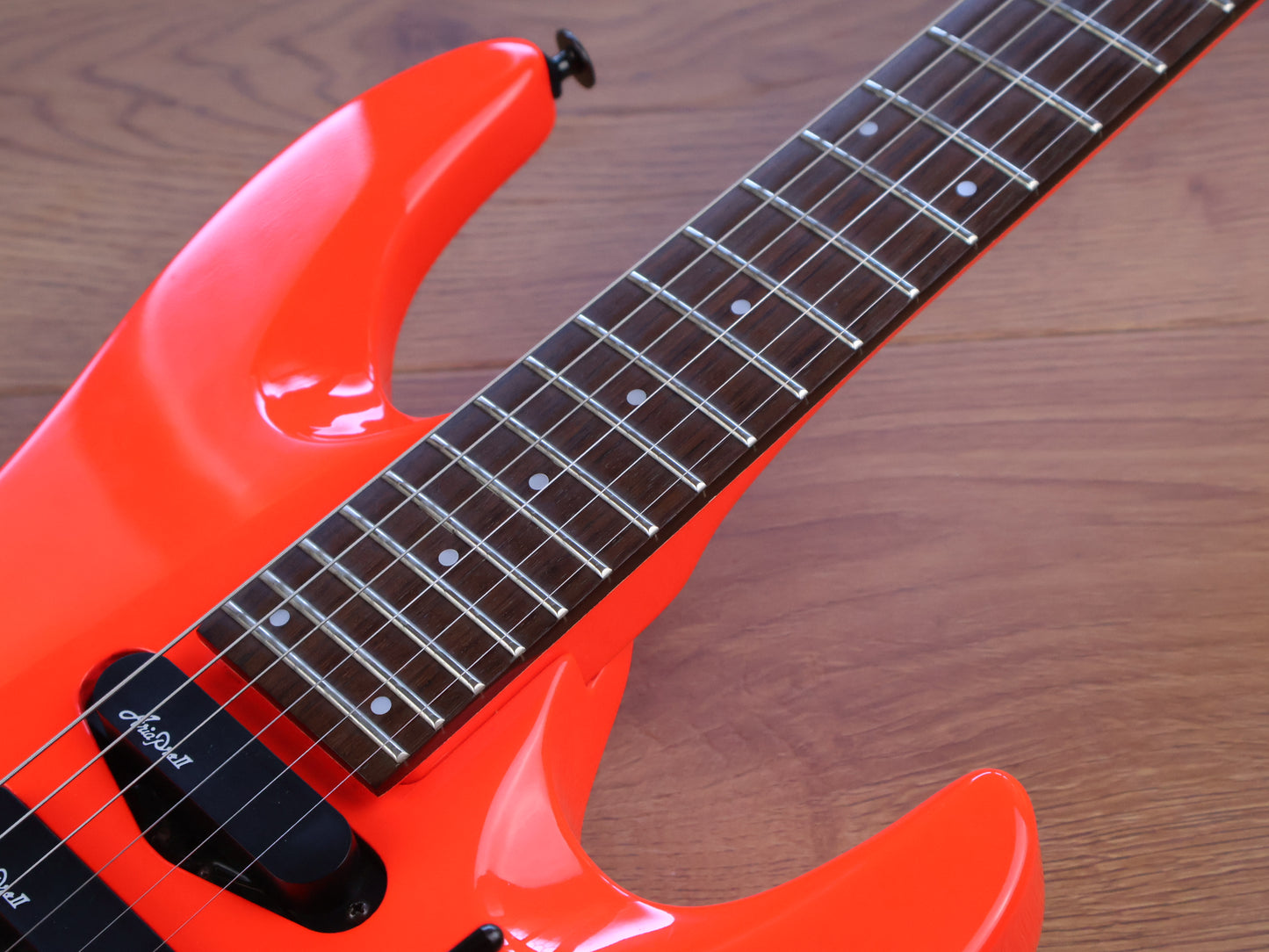 1989 Aria Pro II Magna Series MA-550 HSS Superstrat (Fluro Orange)