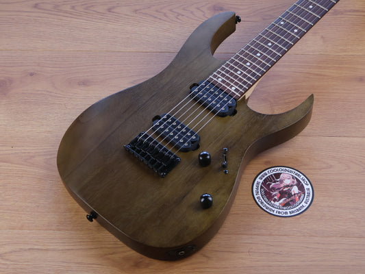 Ibanez RG7421 WNF 7 String HH Shredder (Walnut Flat)
