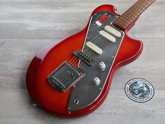 1960's Victor Japan SG-18 Bizarre Guitar (Red Burst)