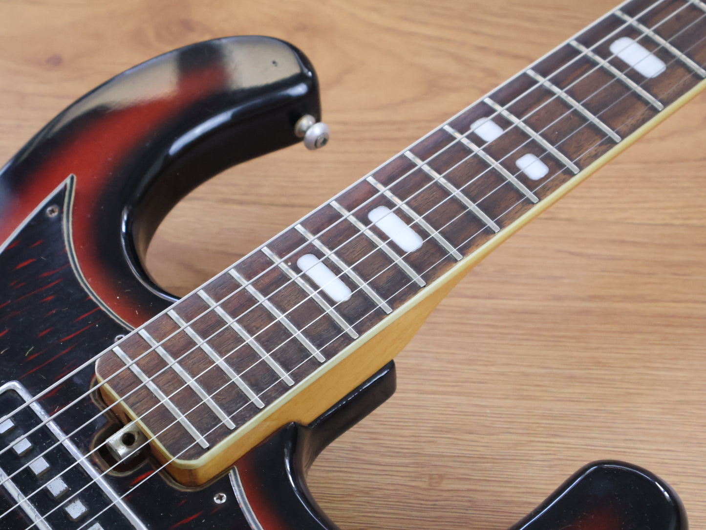 1960's Tempo (Kawai) Japanese Double Cutaway Solid Body (Sunburst)