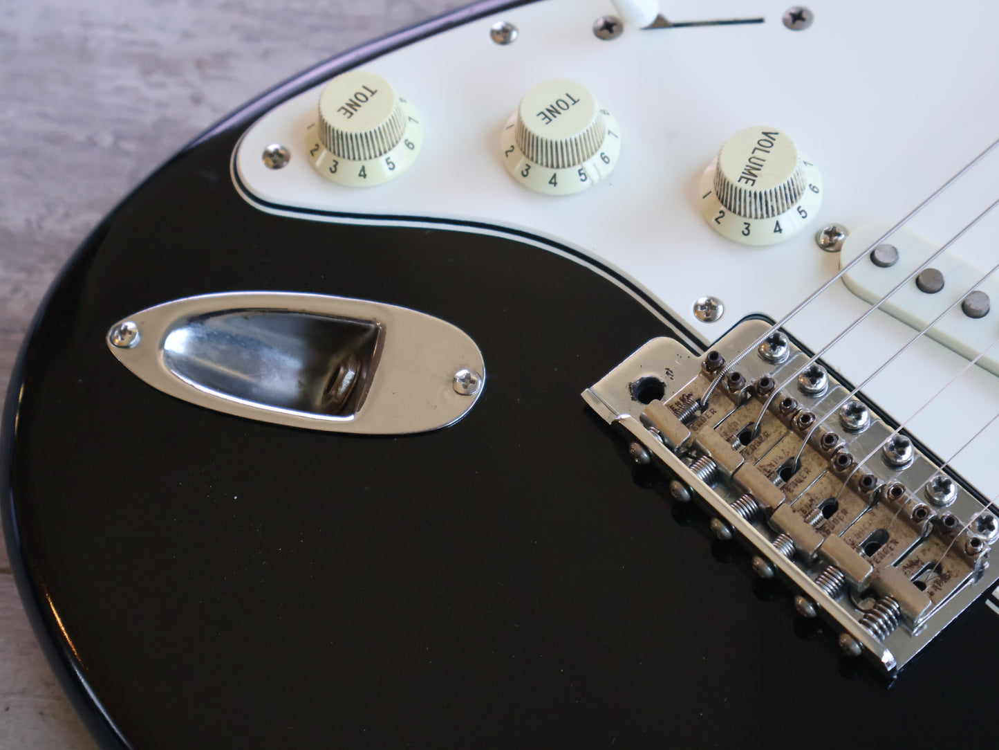 1993 Fender Japan STB-67L '67 Reissue Stratocaster Partso (Black)