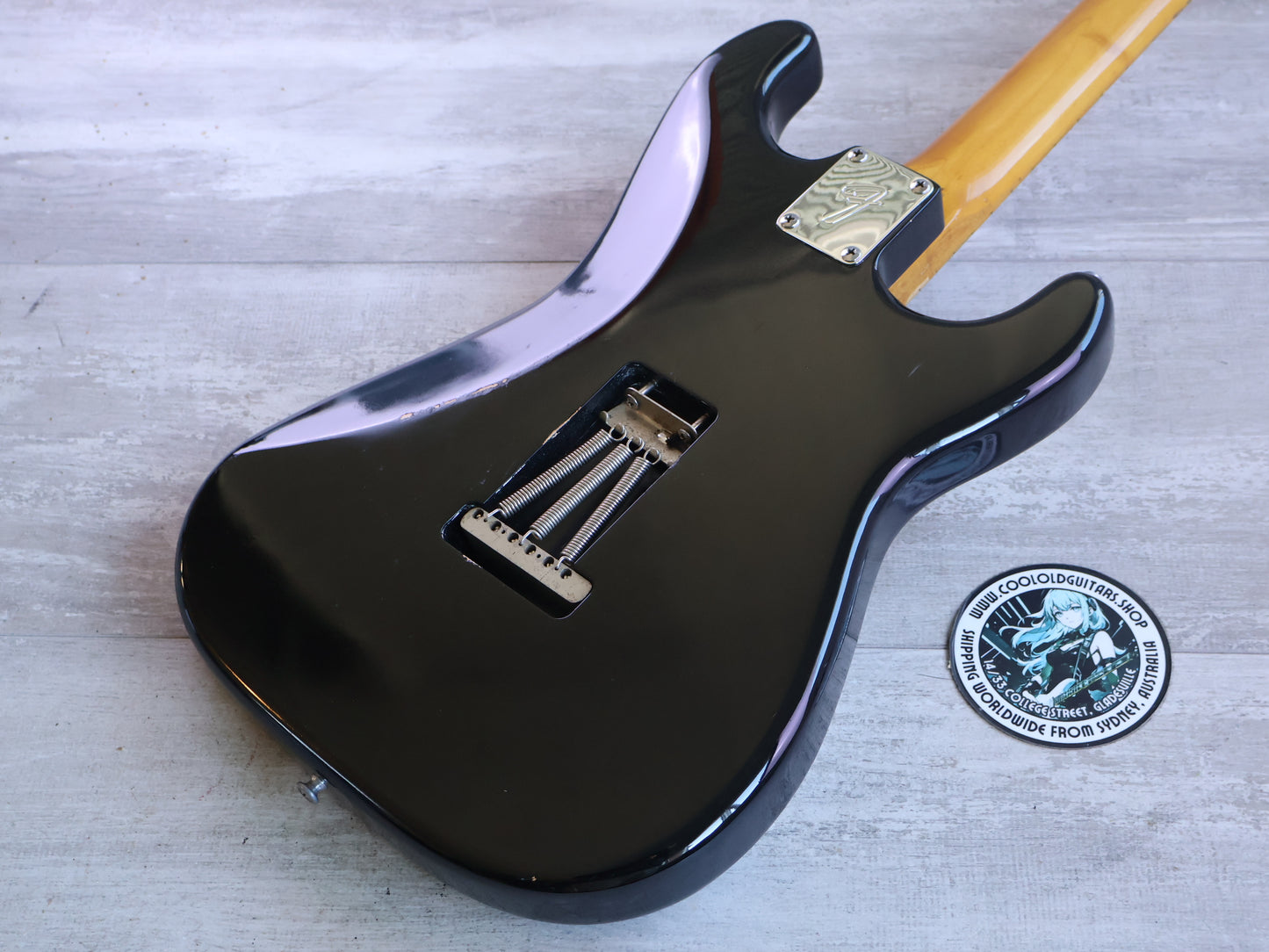 1993 Fender Japan STB-67L '67 Reissue Stratocaster Partso (Black)