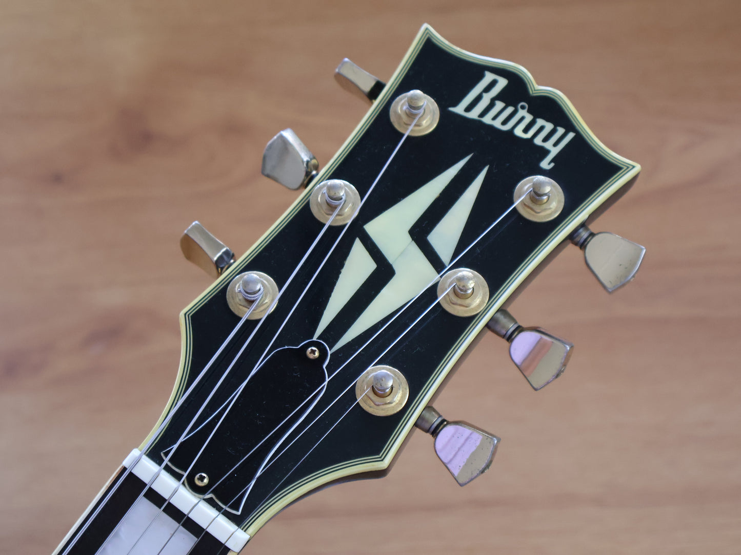 1989 Burny Japan RSG-70 '63 Reissue SG Custom "Black Beauty" (Black & Gold)