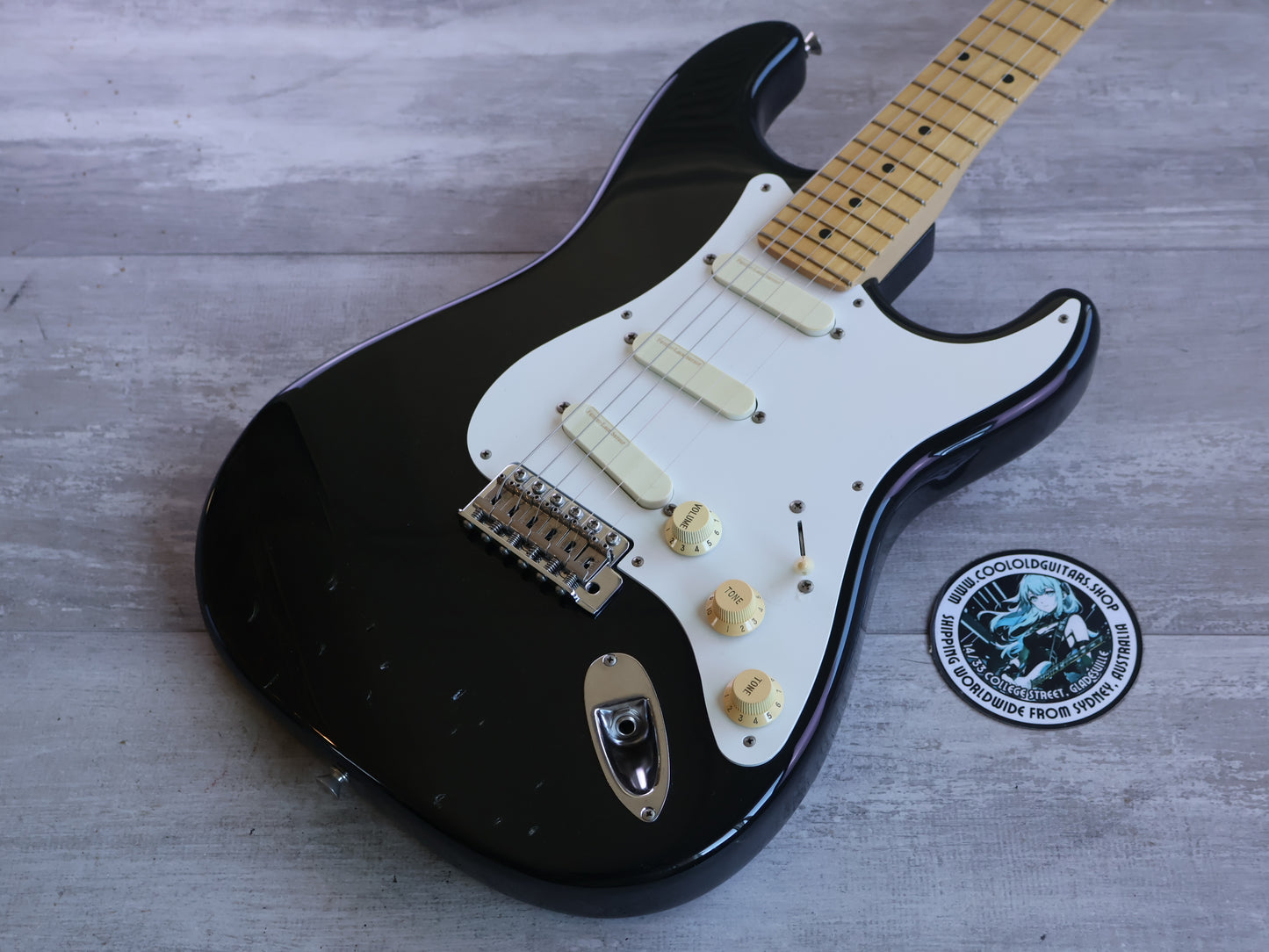 2002 Fender Japan ST54-95LS '54 Reissue Stratocaster w/Lace Sensors (Black)