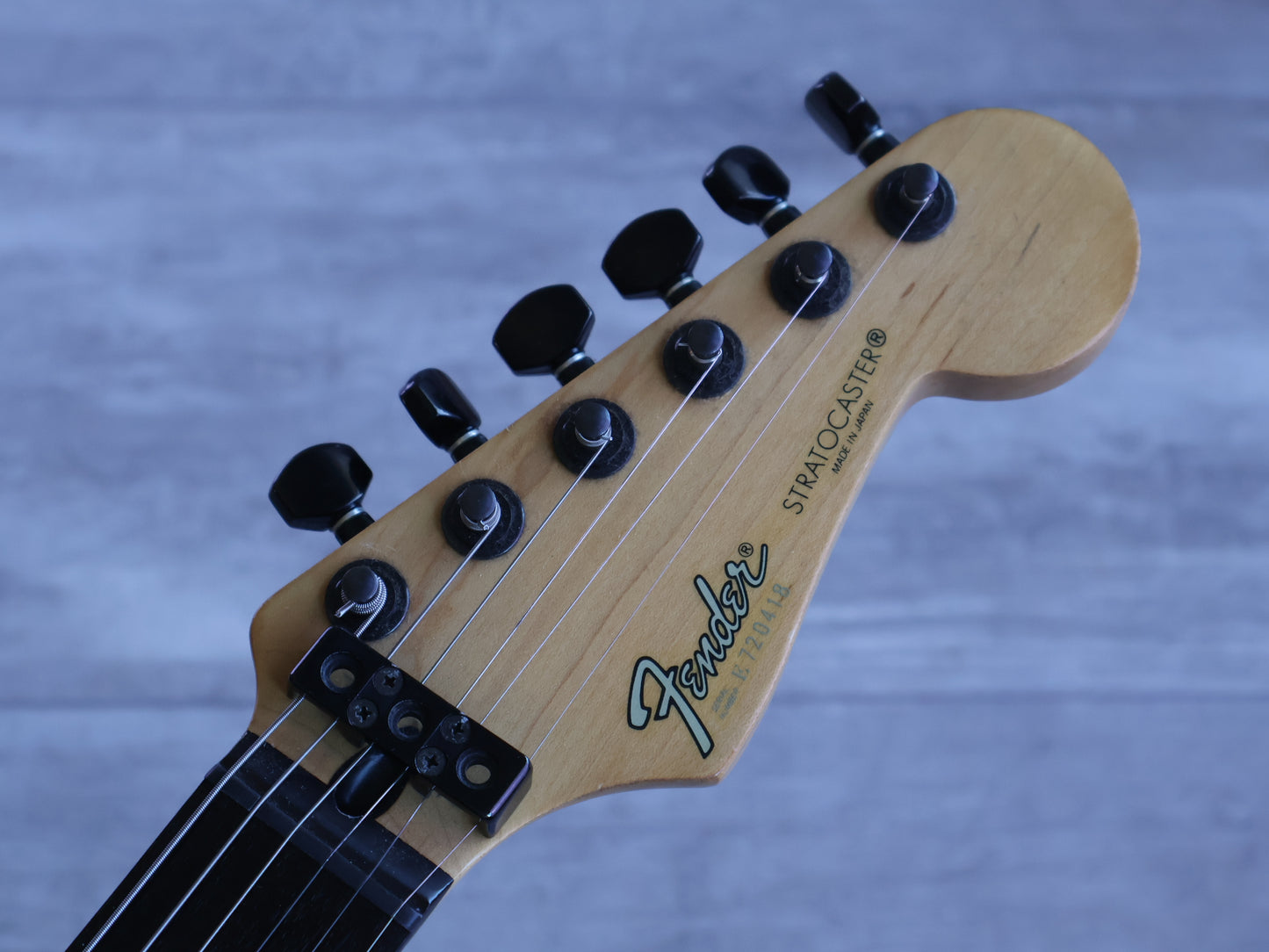 1987 Fender Japan SF-456 "E Series" Stratocaster w/Kahler (Black)