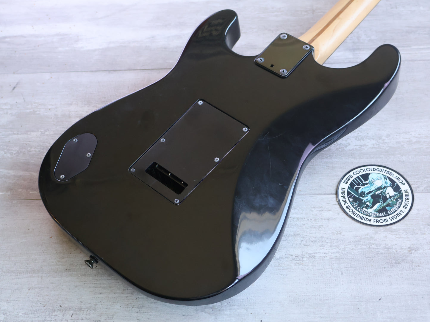 1987 Fender Japan SF-456 "E Series" Stratocaster w/Kahler (Black)