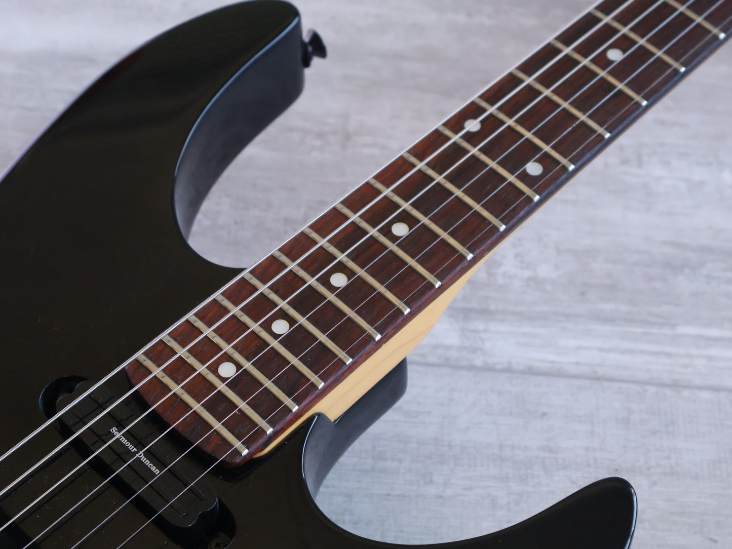 1980's Kramer 610 Superstrat w/Seymour Duncan's (Black)