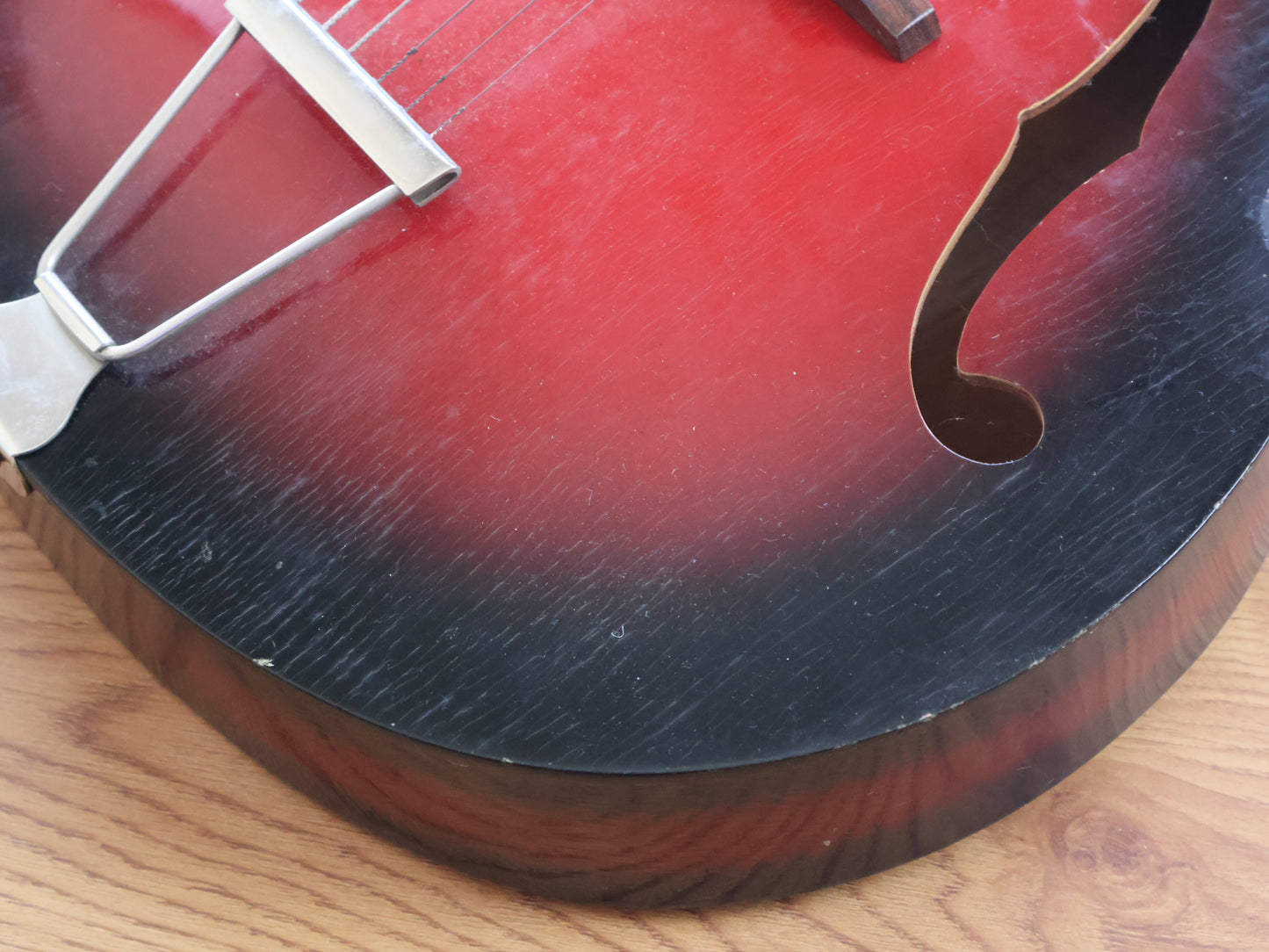 1960's Eko Italy Model 100 Acoustic Archtop (Red Burst)