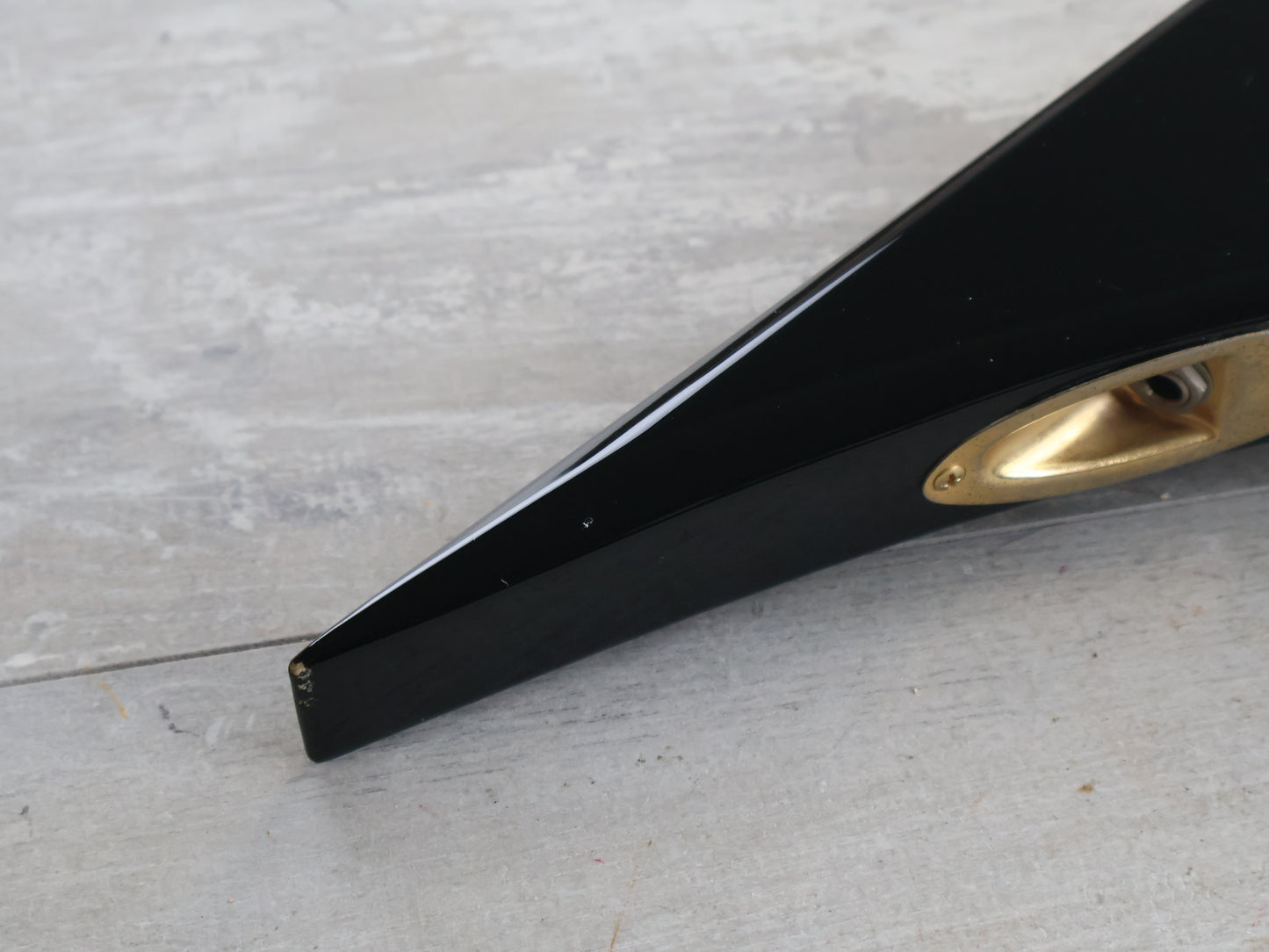 1996 Grover Jackson Japan Randy Rhoads Neckthrough Flying V w/EMG's (Black/Gold)