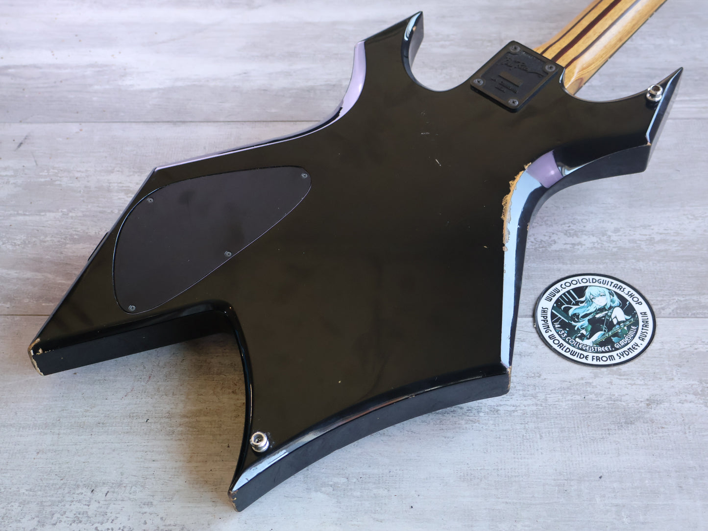 1988 BC Rich Japan "NJ Series' WB-2X Warlock Bass (Black)