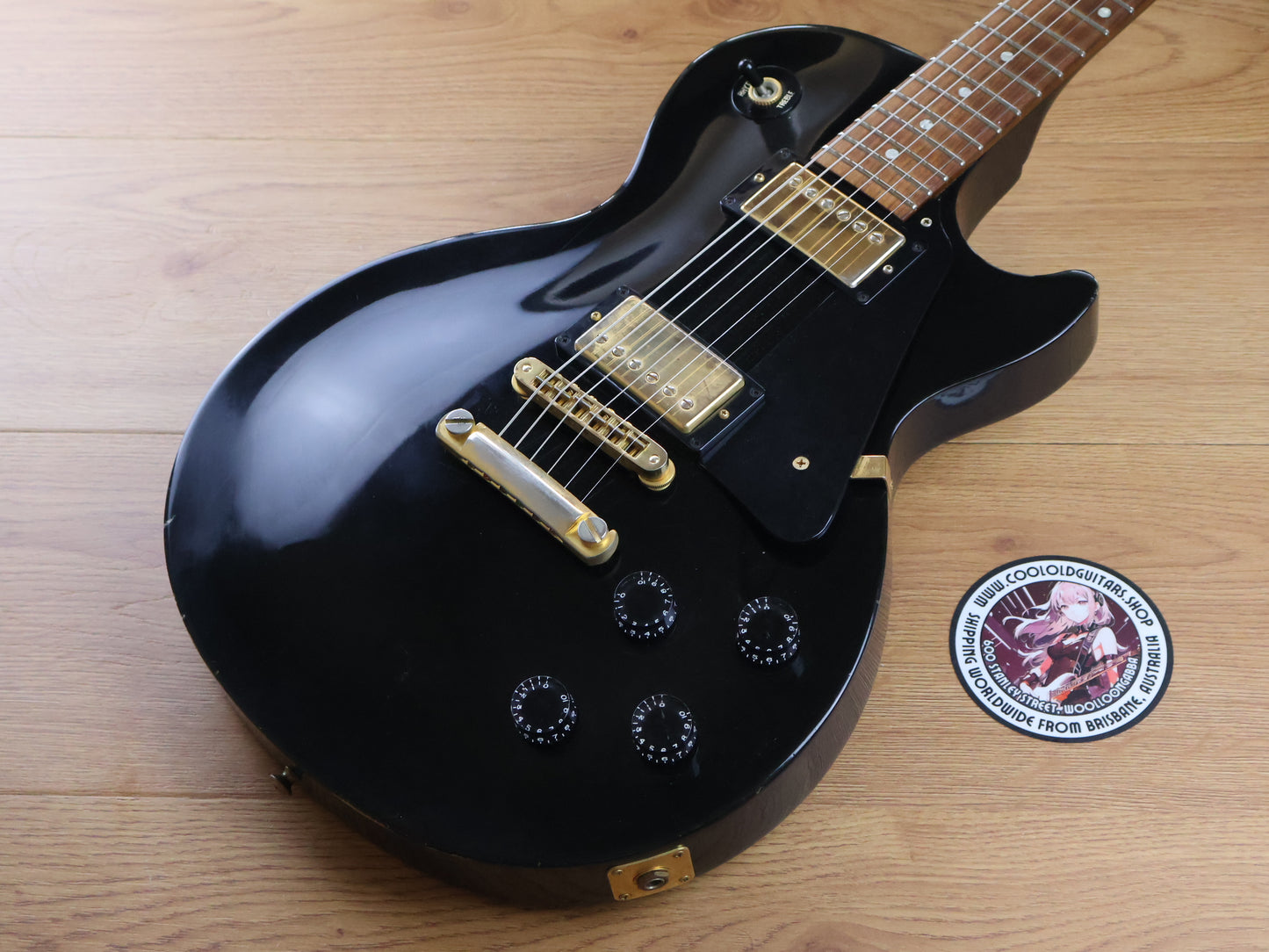 1996 Gibson USA Les Paul Studio (Black & Gold)