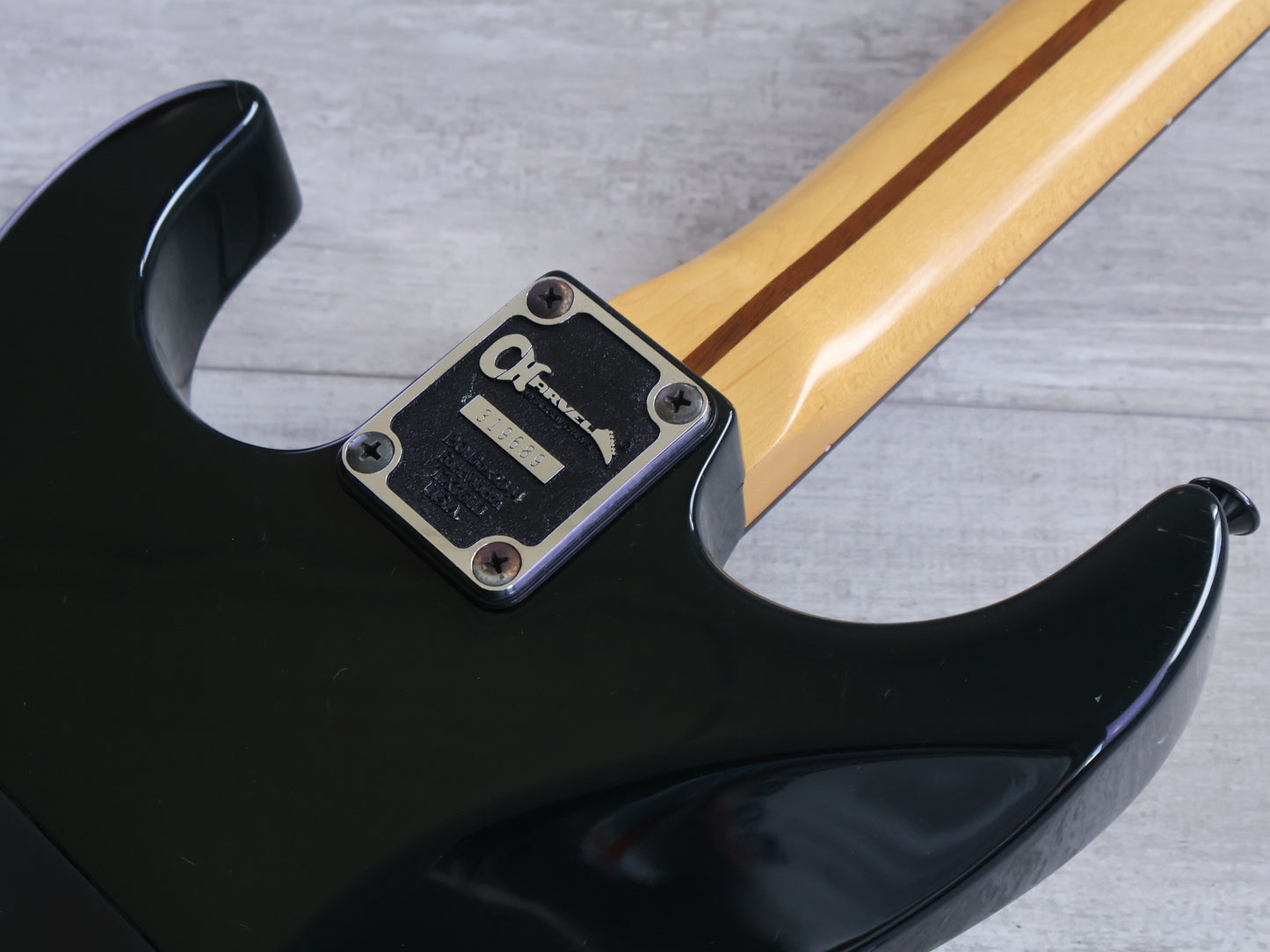 1980's Charvel Jackson Japanese Market Model 3DR Superstrat (Black)