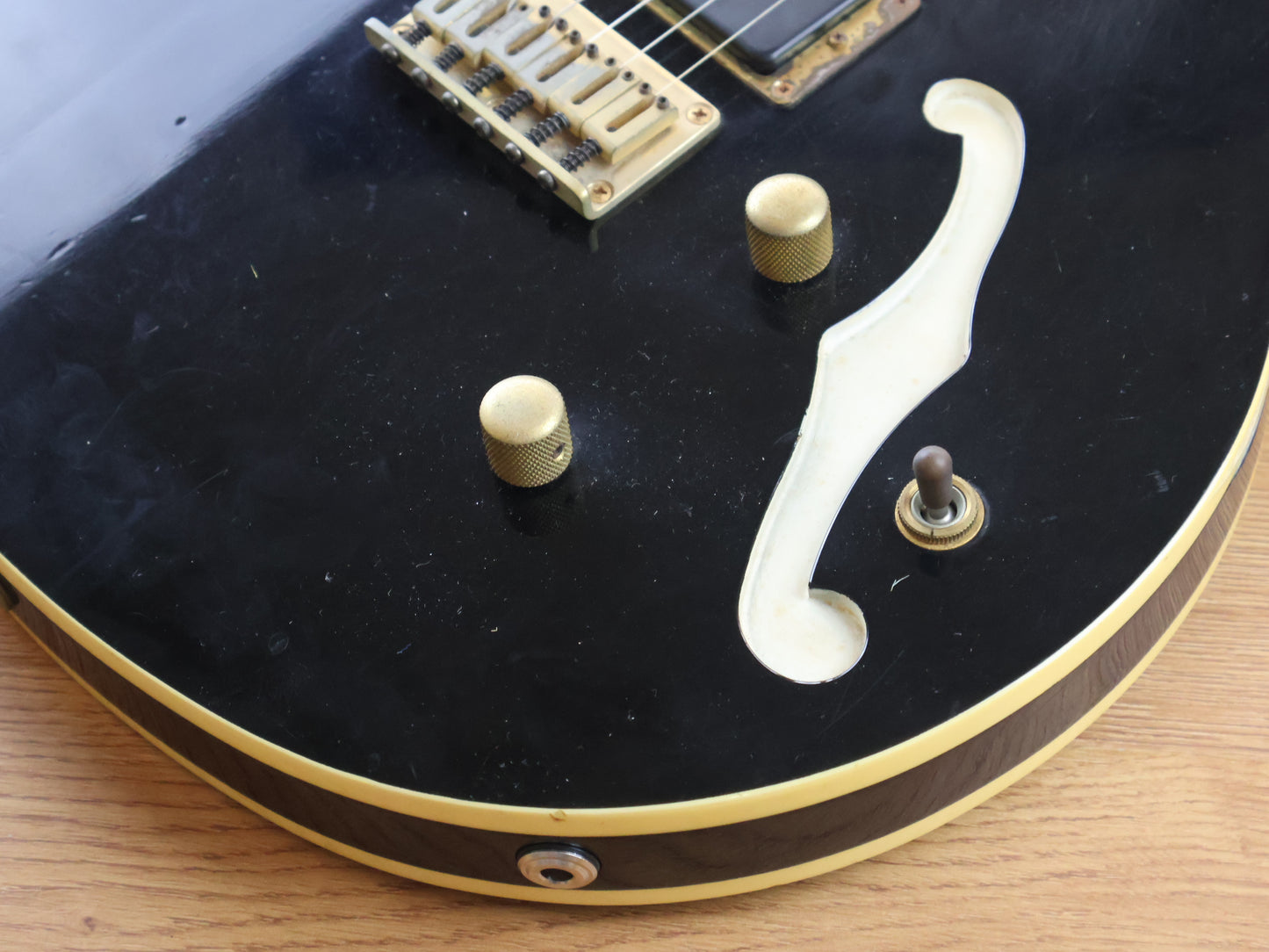 1988 Fernandes Japan MV-95HT Hotei Model Signature Guitar (Black)