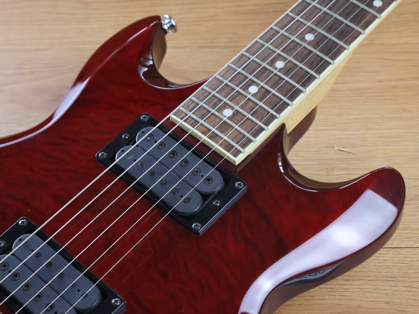 1999 Ibanez Korea AX220QM AX Series Double Cutaway