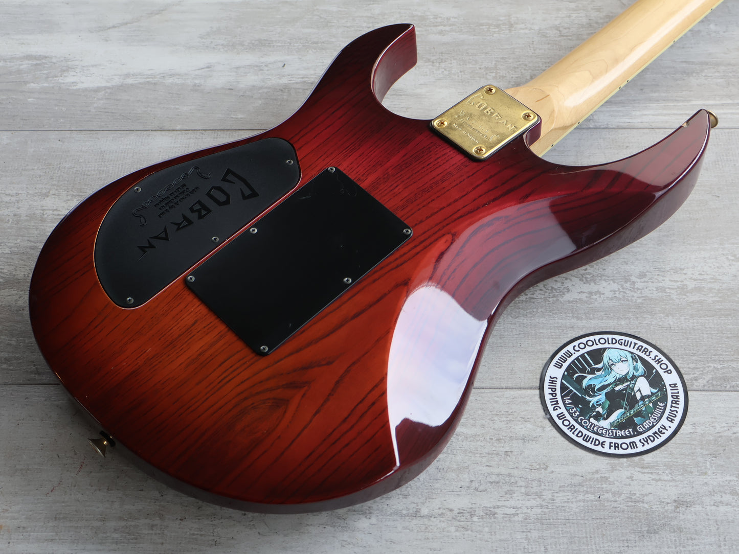1990's Cobran Japan F-G4 HSH Superstrat (Royal Purple Sunburst)