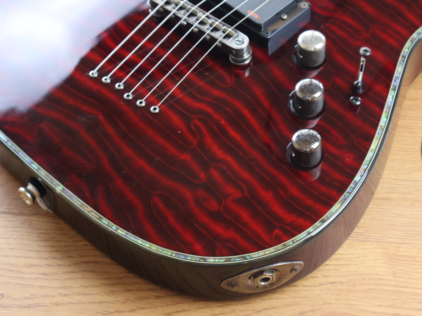 2010 Schecter Hellraiser C-1 w/EMG's (Black Cherry)
