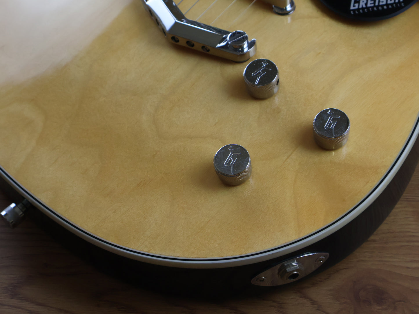 2021 Gretsch G5222 Electromatic Double Jet BT Electric Guitar w/ V-Stoptail (Aged Natural)