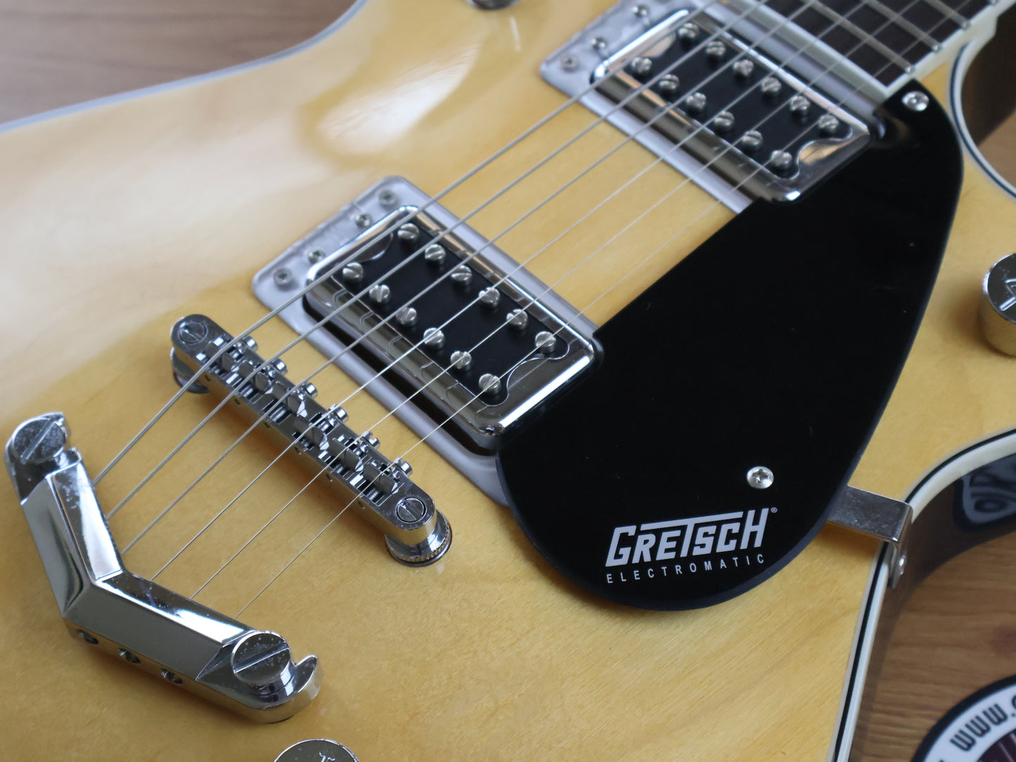 2021 Gretsch G5222 Electromatic Double Jet BT Electric Guitar w/ V-Stoptail (Aged Natural)