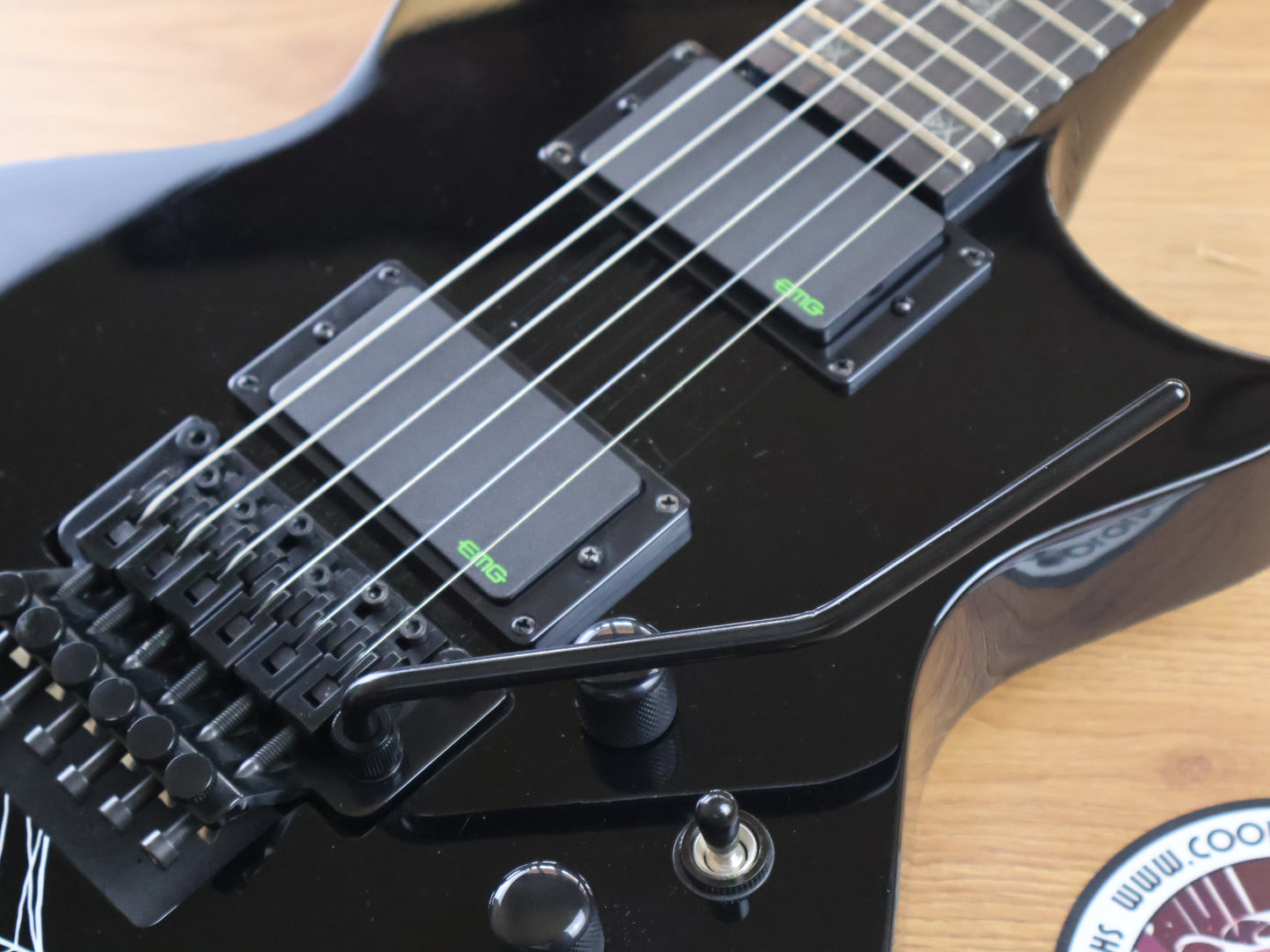 2012 LTD (by ESP Japan) Kirk Hammett KH3 Spider 30th Anniversary Signature Model (Black)