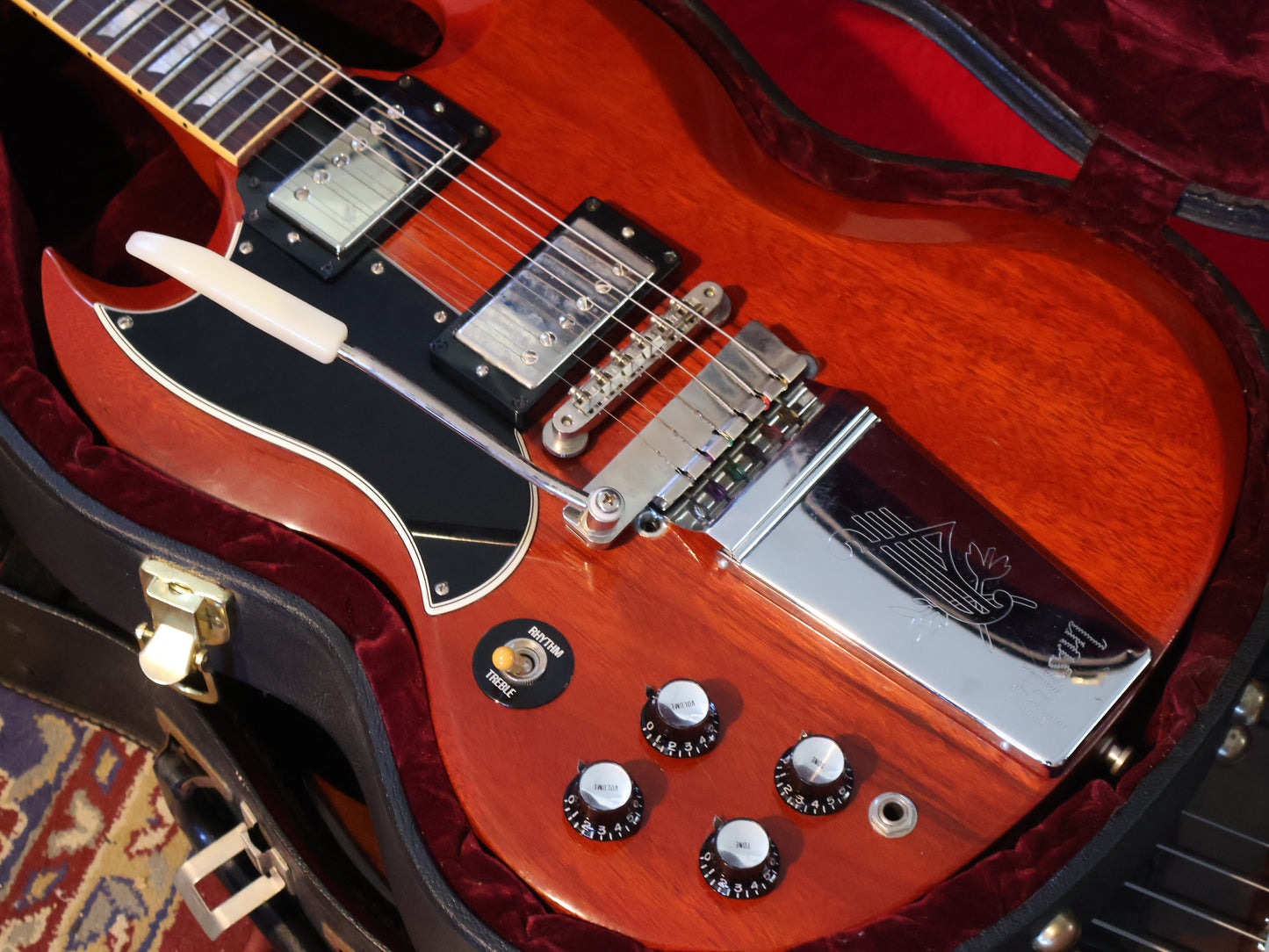 2007 Gibson USA Custom Shop LH Left Handed '61 Reissue SG w/Maestro