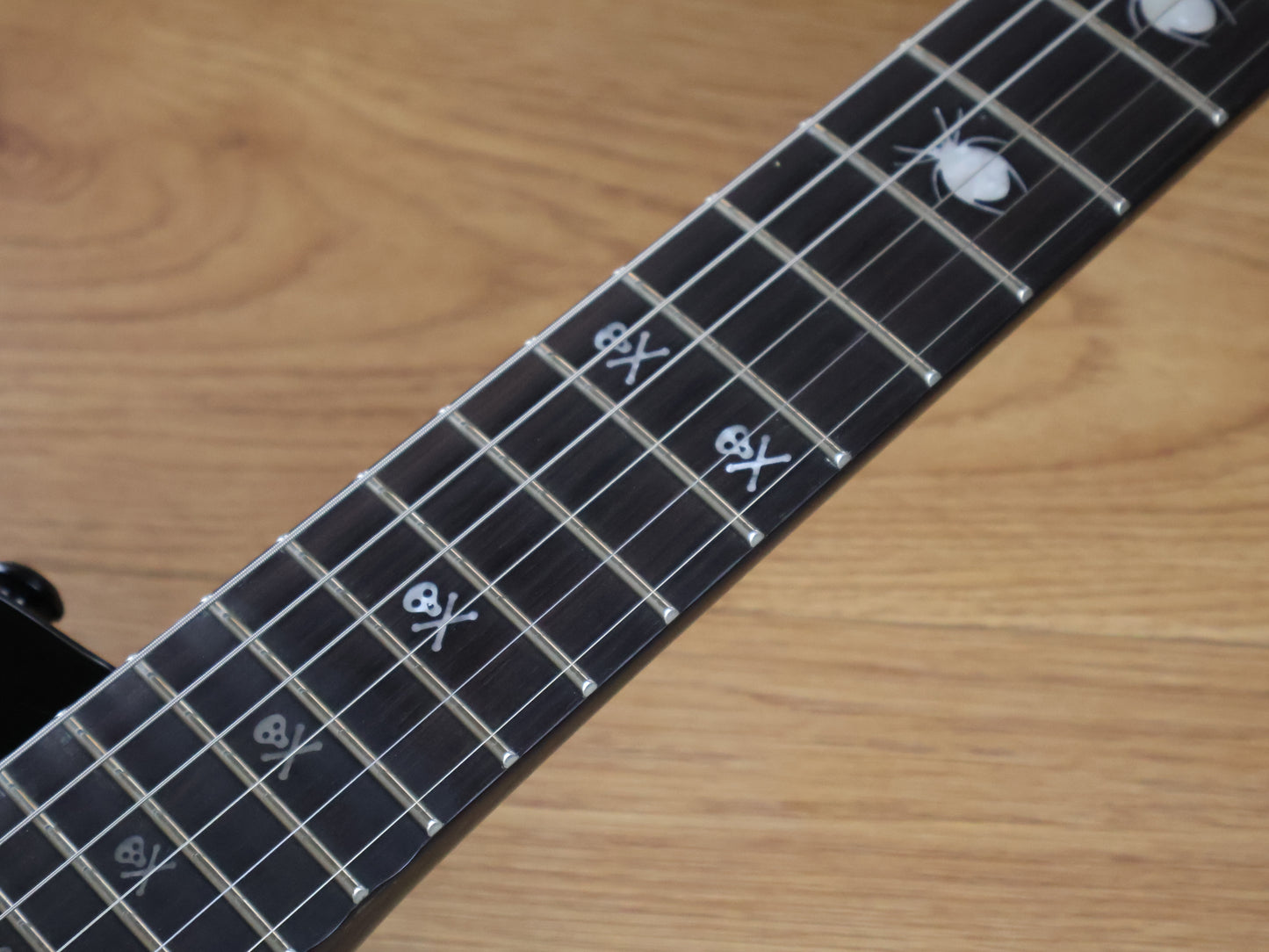 2012 LTD (by ESP Japan) Kirk Hammett KH3 Spider 30th Anniversary Signature Model (Black)