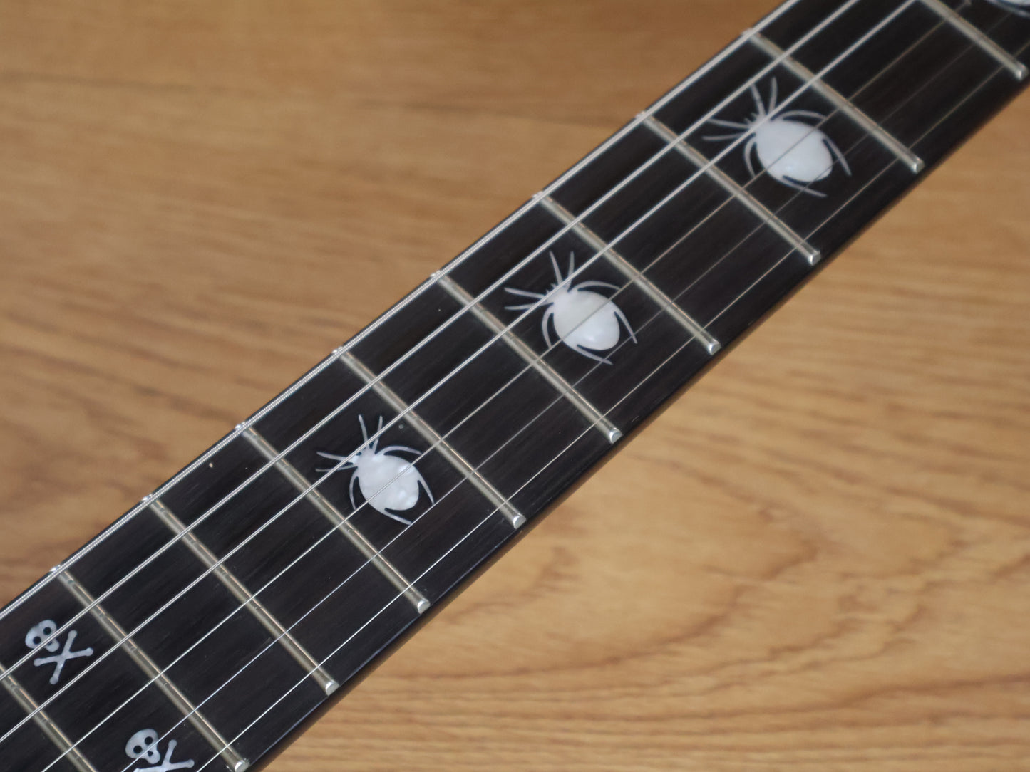 2012 LTD (by ESP Japan) Kirk Hammett KH3 Spider 30th Anniversary Signature Model (Black)