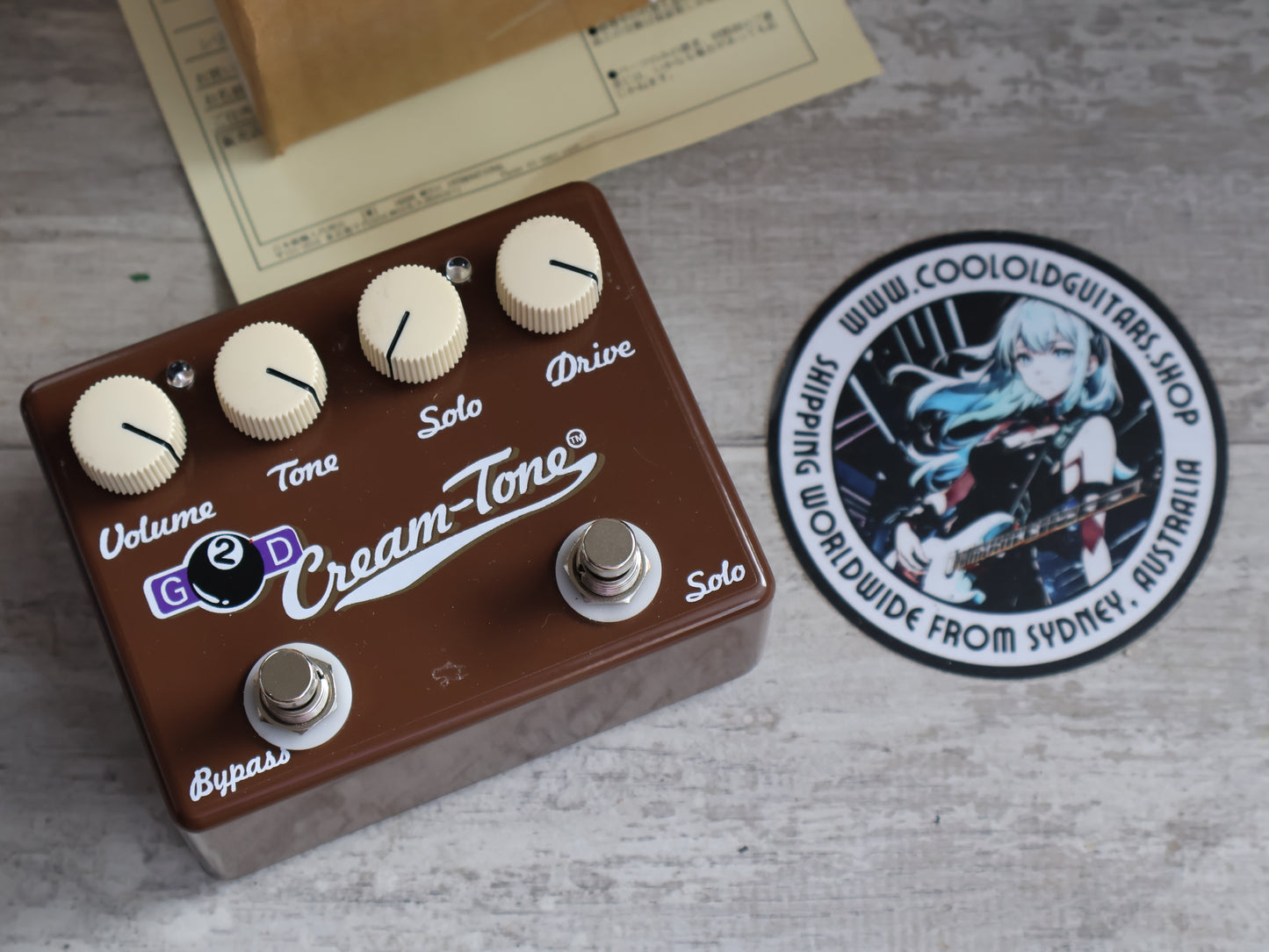 G2D Cream-Tone Dual Overdrive/Boost Pedal