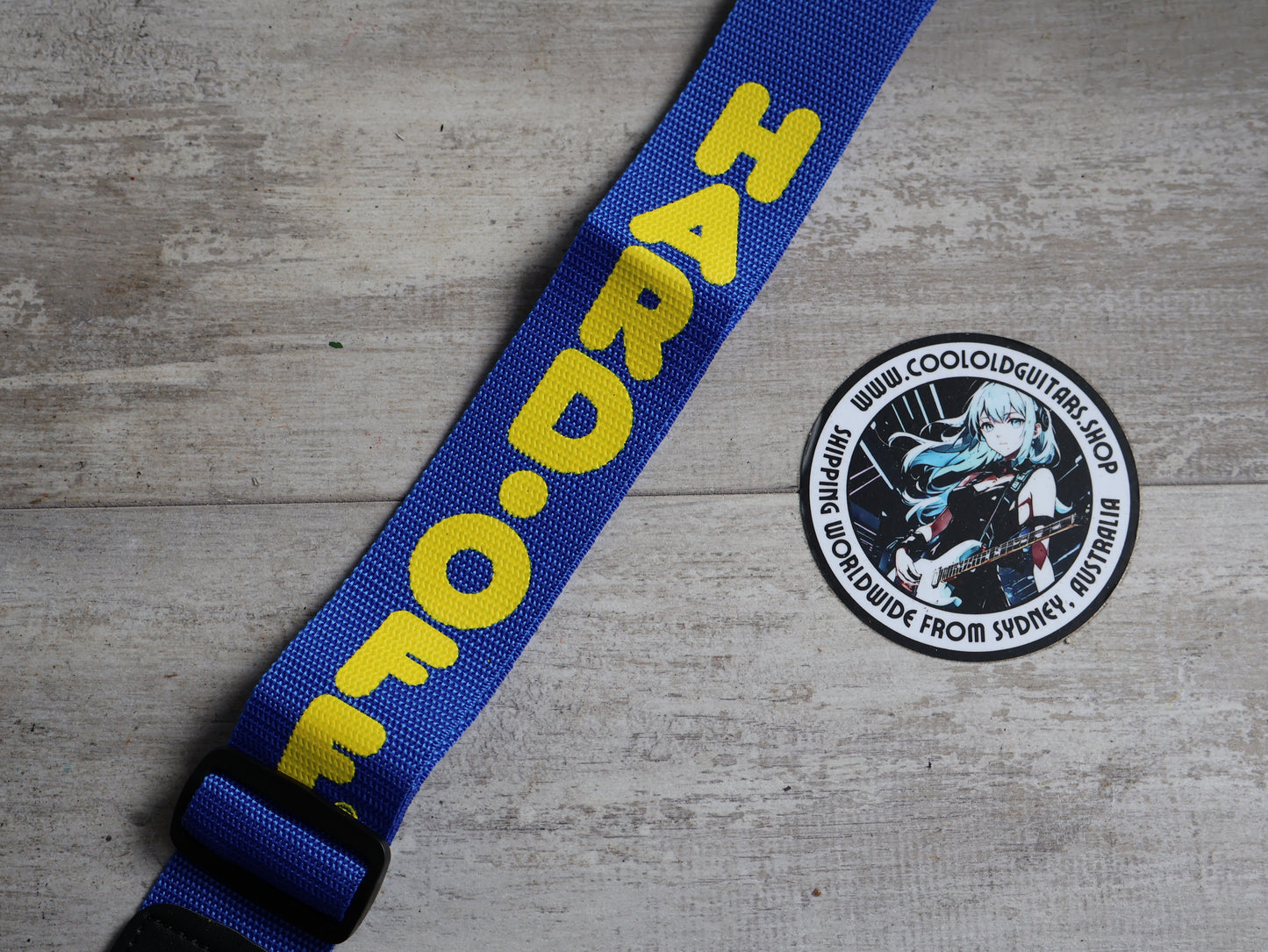 Hard-Off Japan Polypropylene Guitar Strap (Blue)