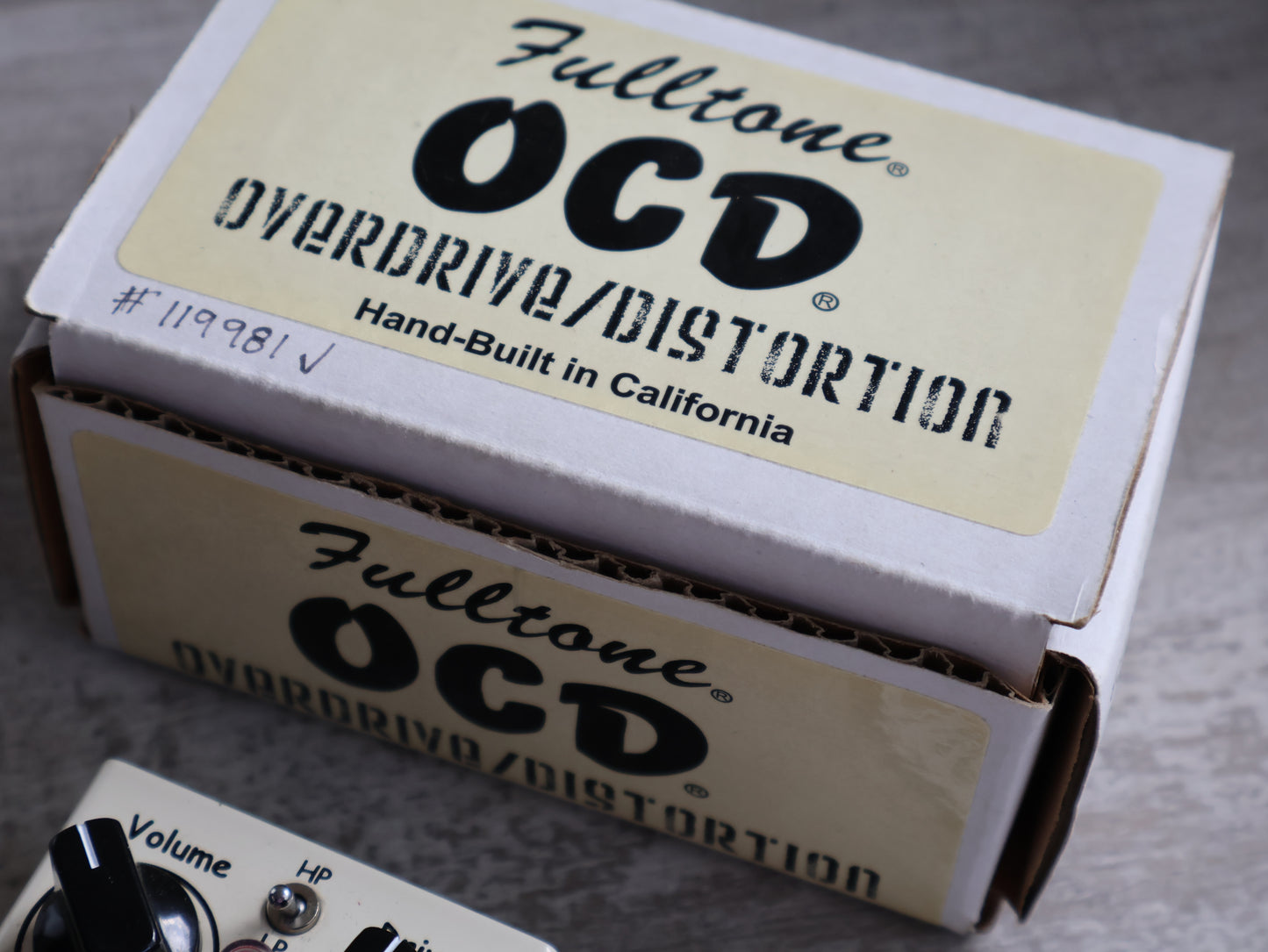 2015 Fulltone OCD Distortion Overdrive Pedal w/Box