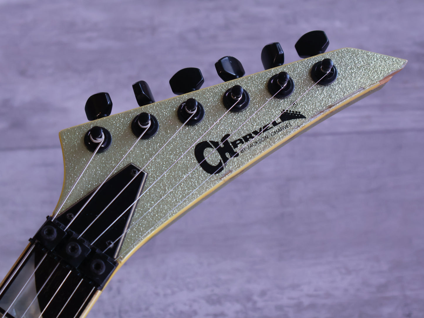1991 Charvel Japan SL-140-HH Neckthrough Soloist (Platinum Pearl)
