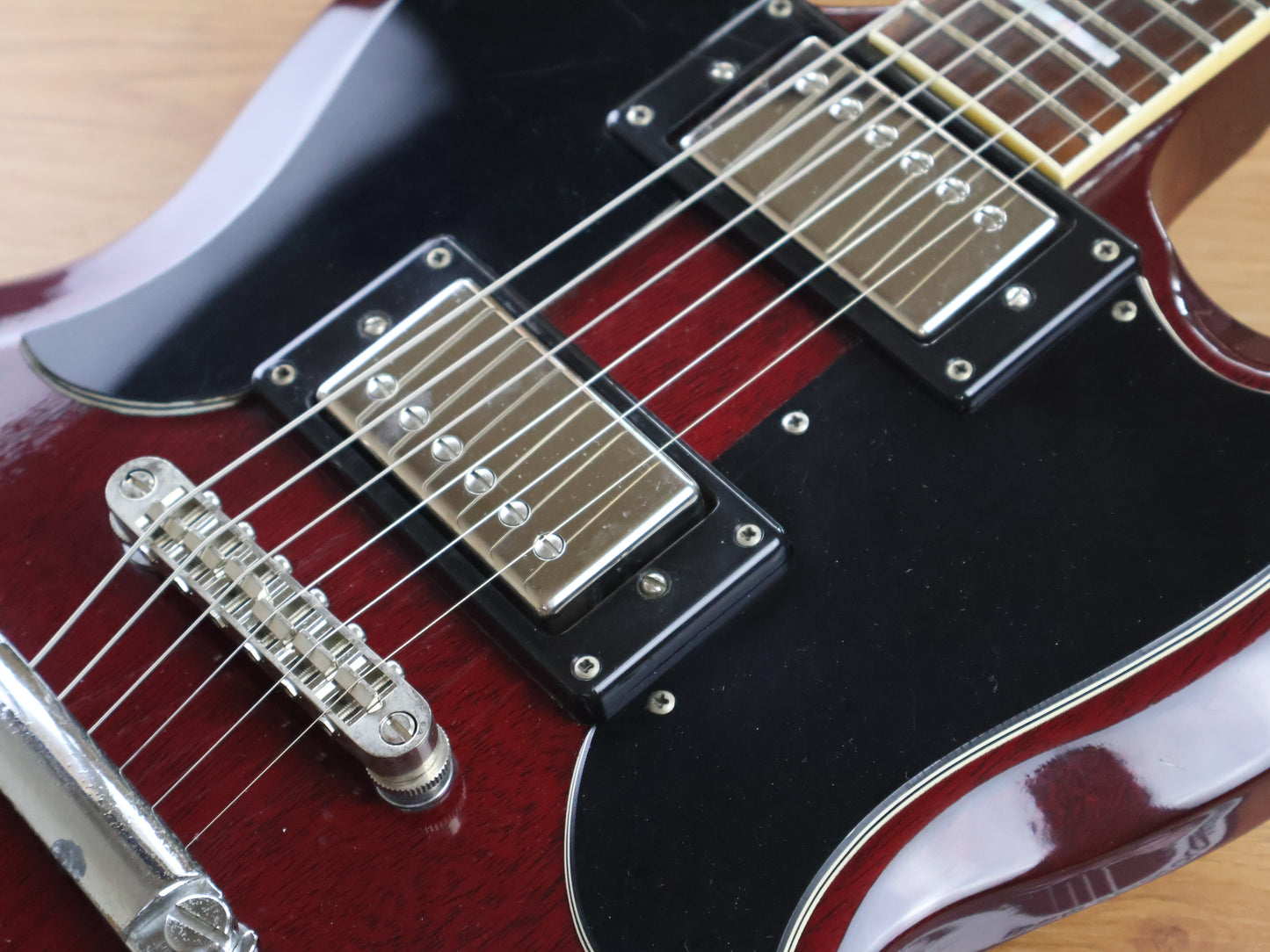 1970's Gaban Japan SG Standard Double Cutaway (Cherry Red)