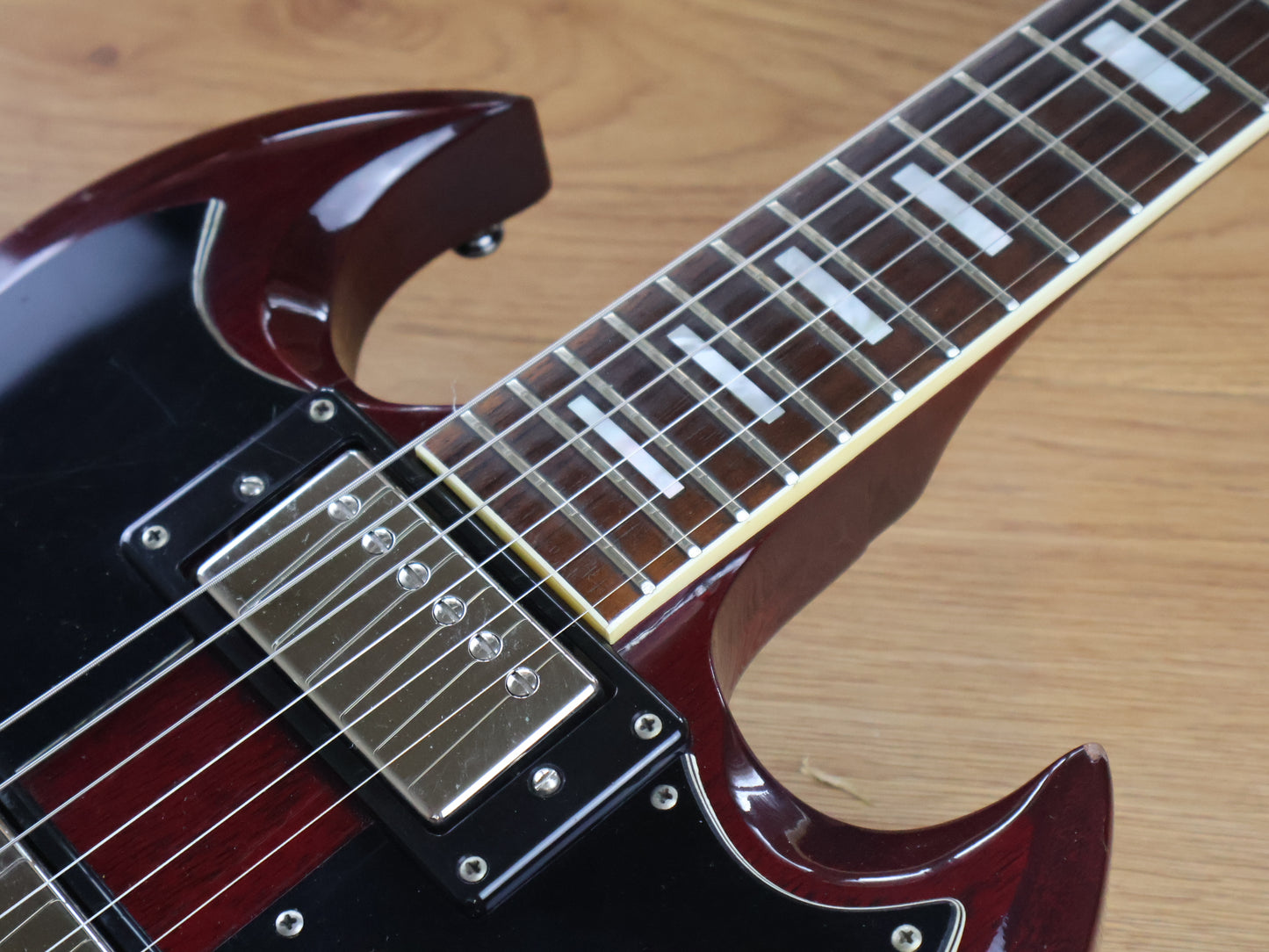 1970's Gaban Japan SG Standard Double Cutaway (Cherry Red)