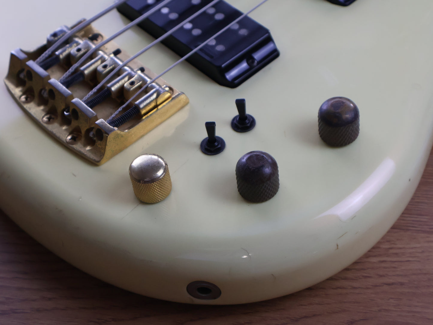 1987 Ibanez Japan RB835 Roadstar II Bass Guitar (Crystal Pearl White)