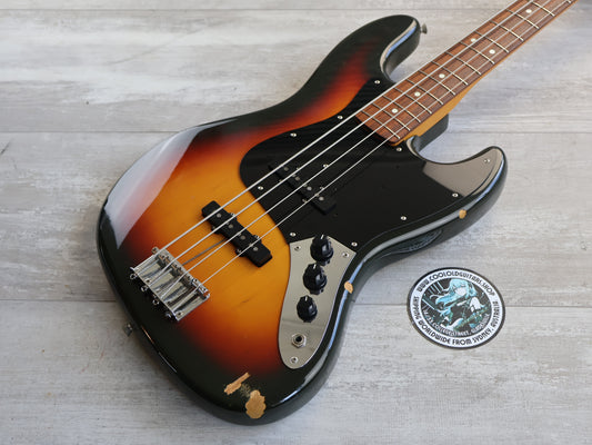 1994 Fender Japan PB62 '62 Reissue Precision Bass Neck w/Jazz Bass Body (Sunburst)