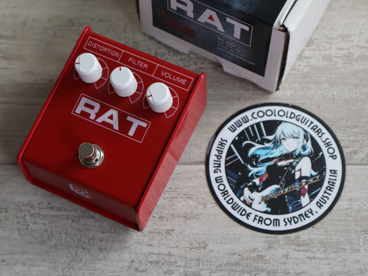2018 ProCo Rat 2 "Ikebe Gakki" Limited Edition Red Distortion Pedal