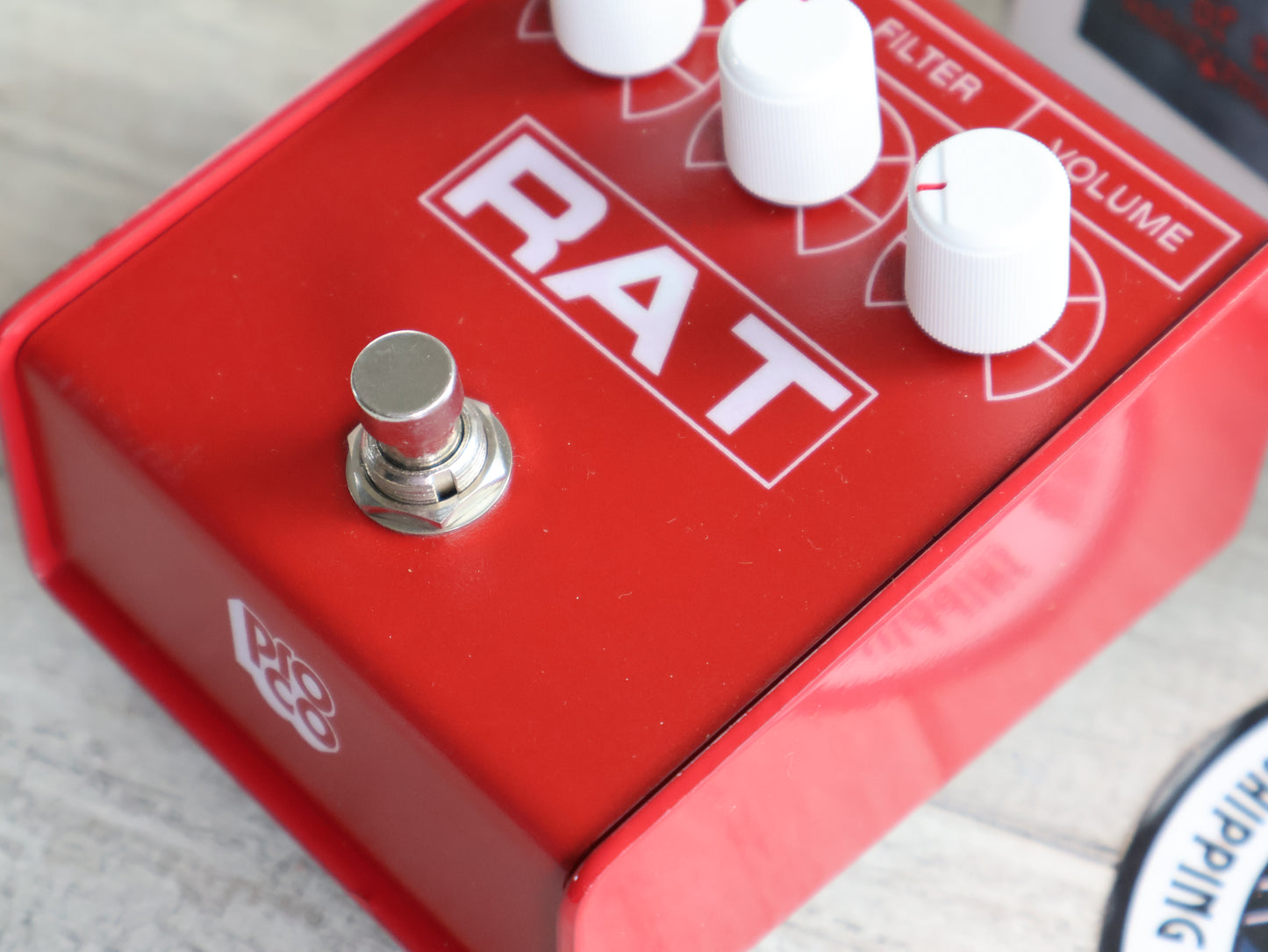 2018 ProCo Rat 2 "Ikebe Gakki" Limited Edition Red Distortion Pedal