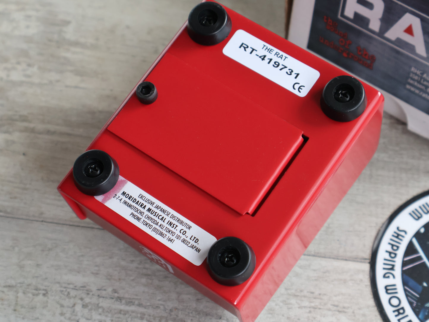 2018 ProCo Rat 2 "Ikebe Gakki" Limited Edition Red Distortion Pedal