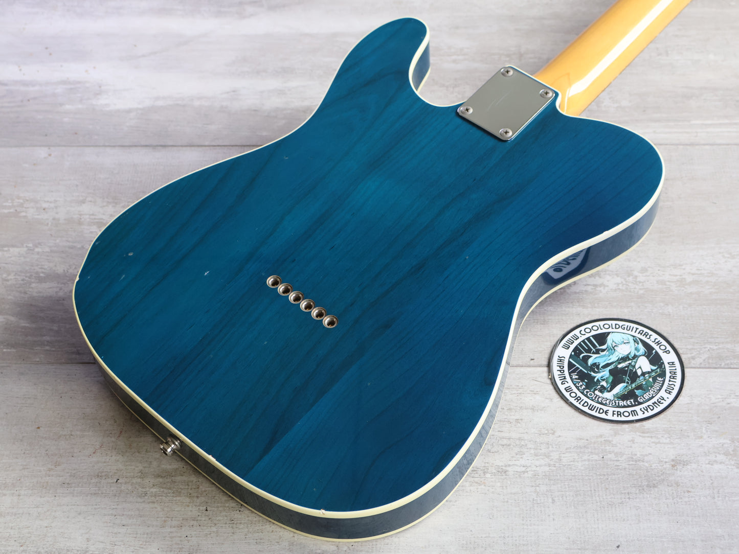 2002 Fender Japan TL62B-75 Double Bound '62 Reissue Telecaster (Transparent Blue)