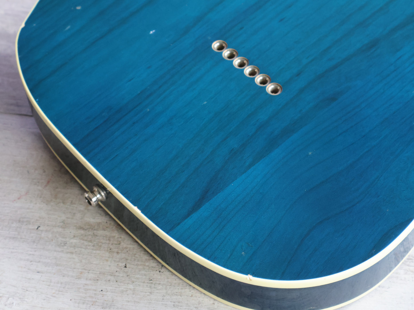 2002 Fender Japan TL62B-75 Double Bound '62 Reissue Telecaster (Transparent Blue)
