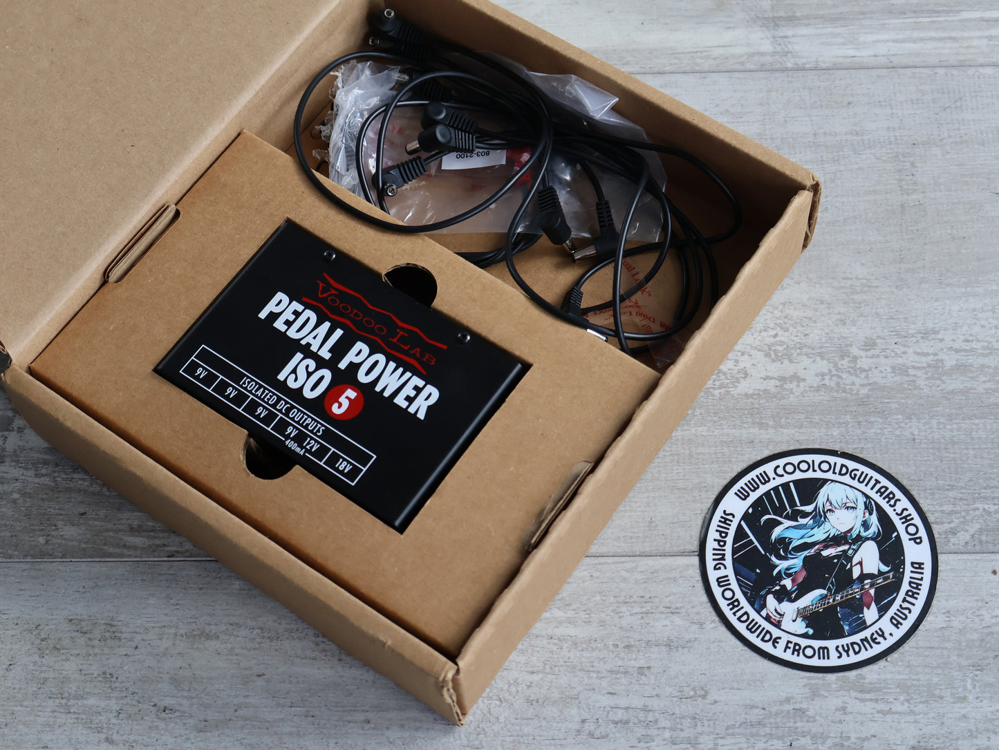 Voodoo Lab Pedal Power ISO-5 5 Outlet Isolated Power Supply for DC Pedals