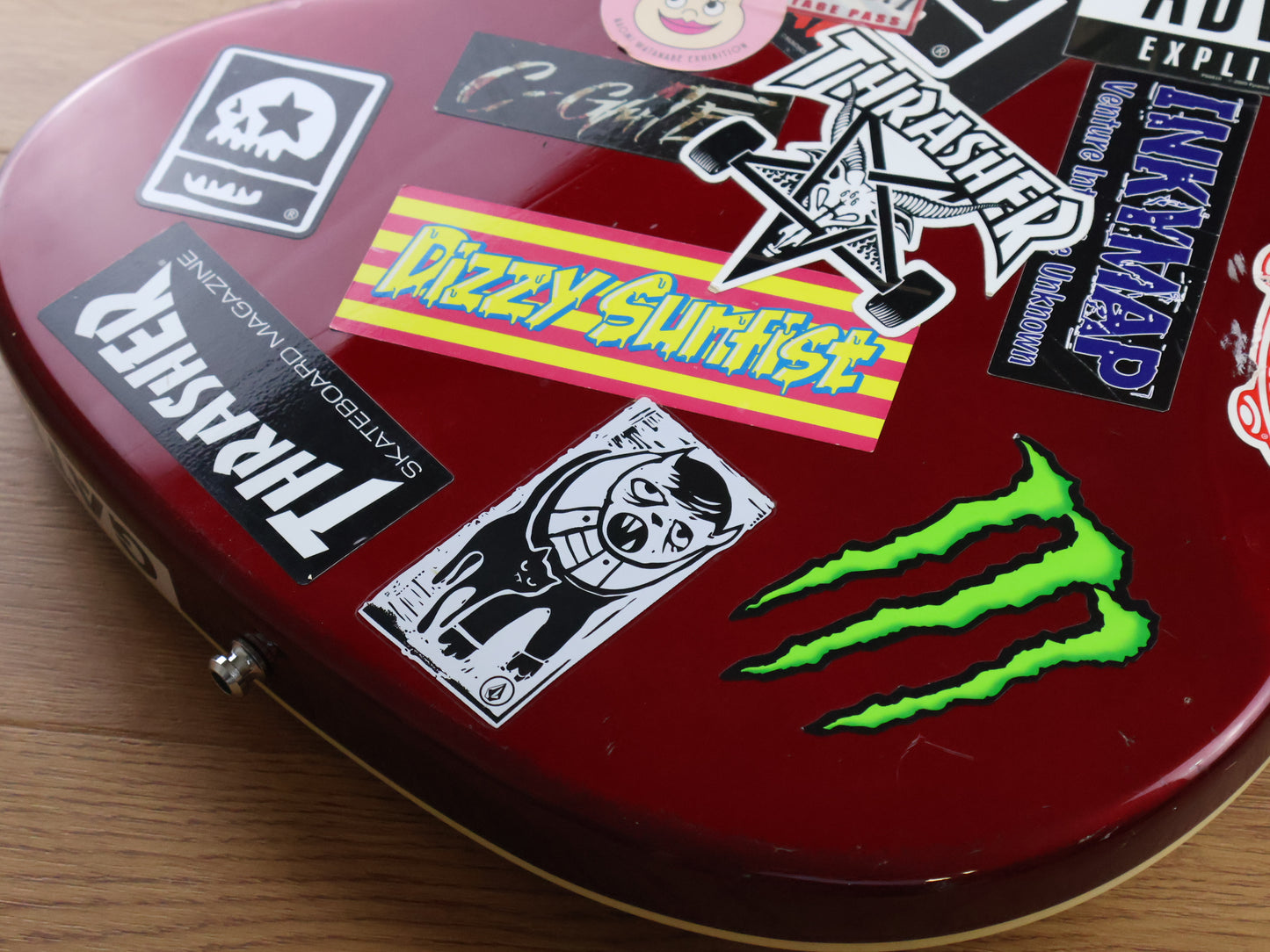 2014 Fender Japan Aerodyne Bass (Old Candy Apple Red)