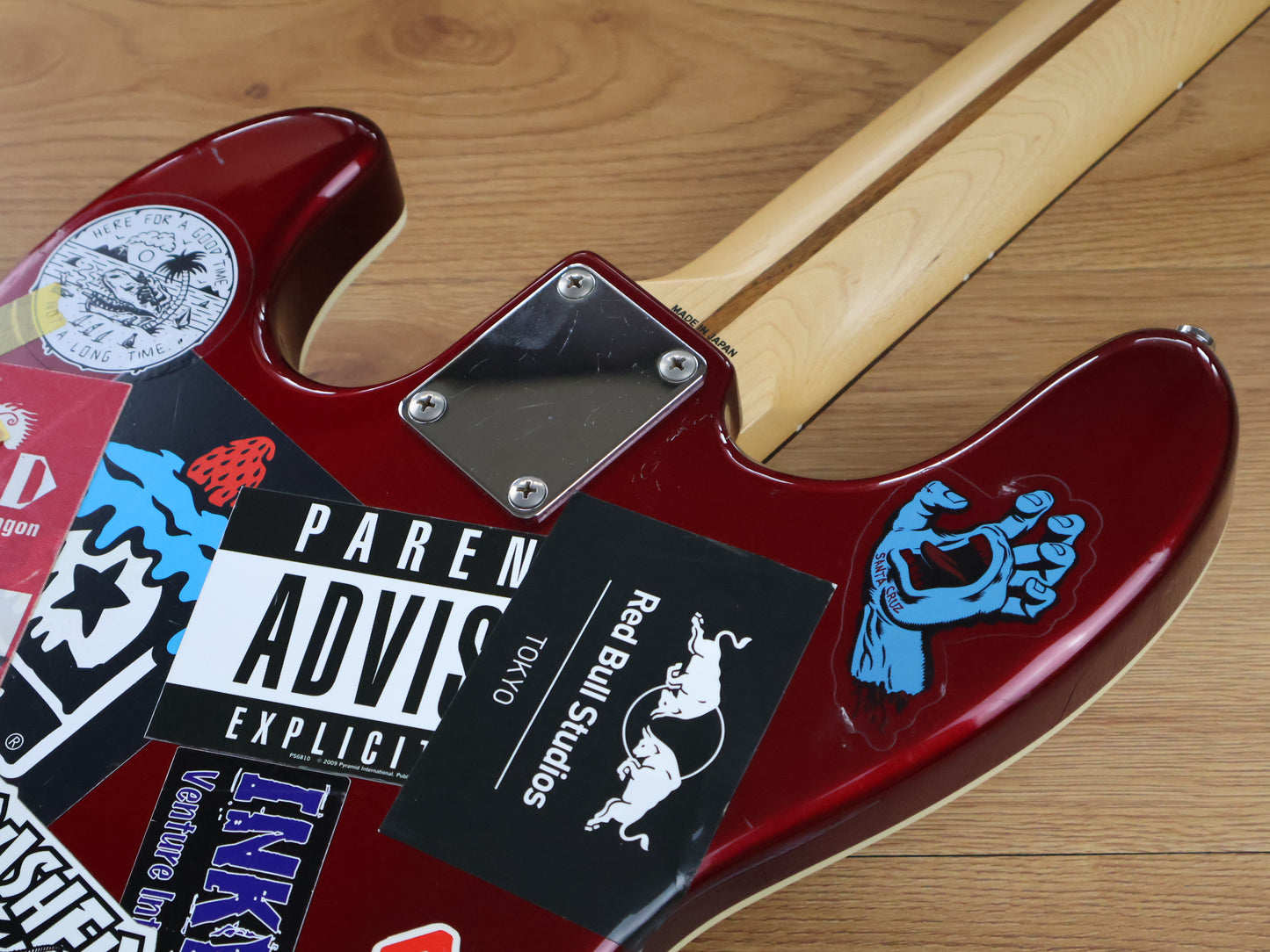 2014 Fender Japan Aerodyne Bass (Old Candy Apple Red)