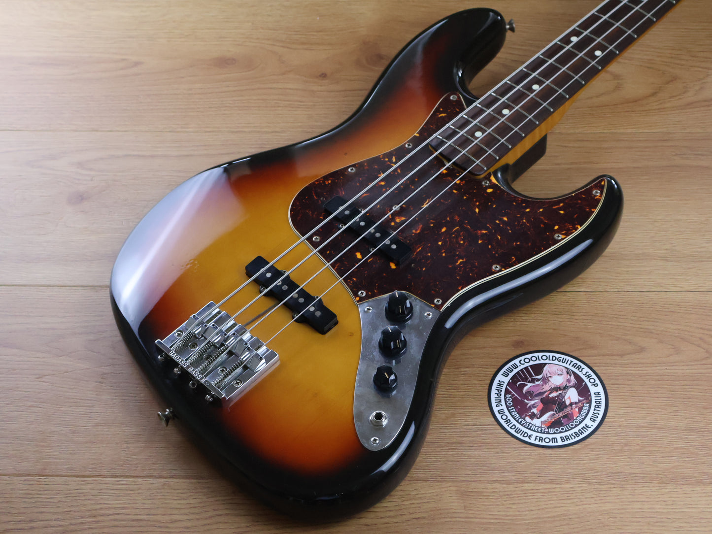 1990 Fender Japan JB62 '62 Reissue Jazz Bass (Sunburst)