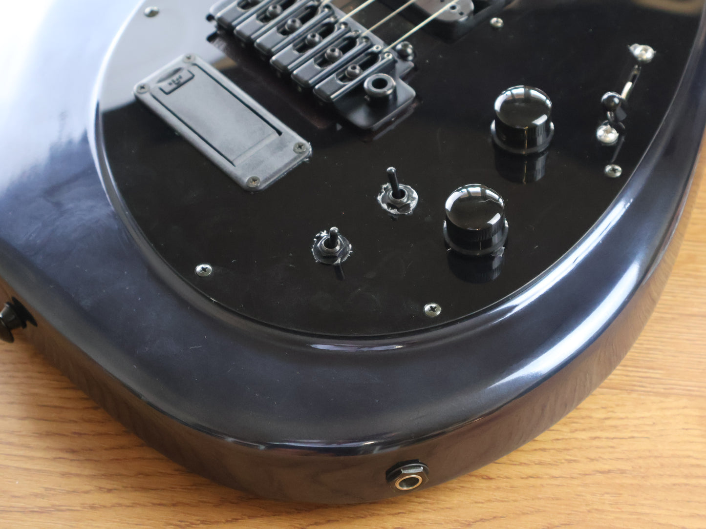 1990's Tokai Talbo Japan Aluminium Body Guitar w/Fernandes Sustainer (Dark Blue)