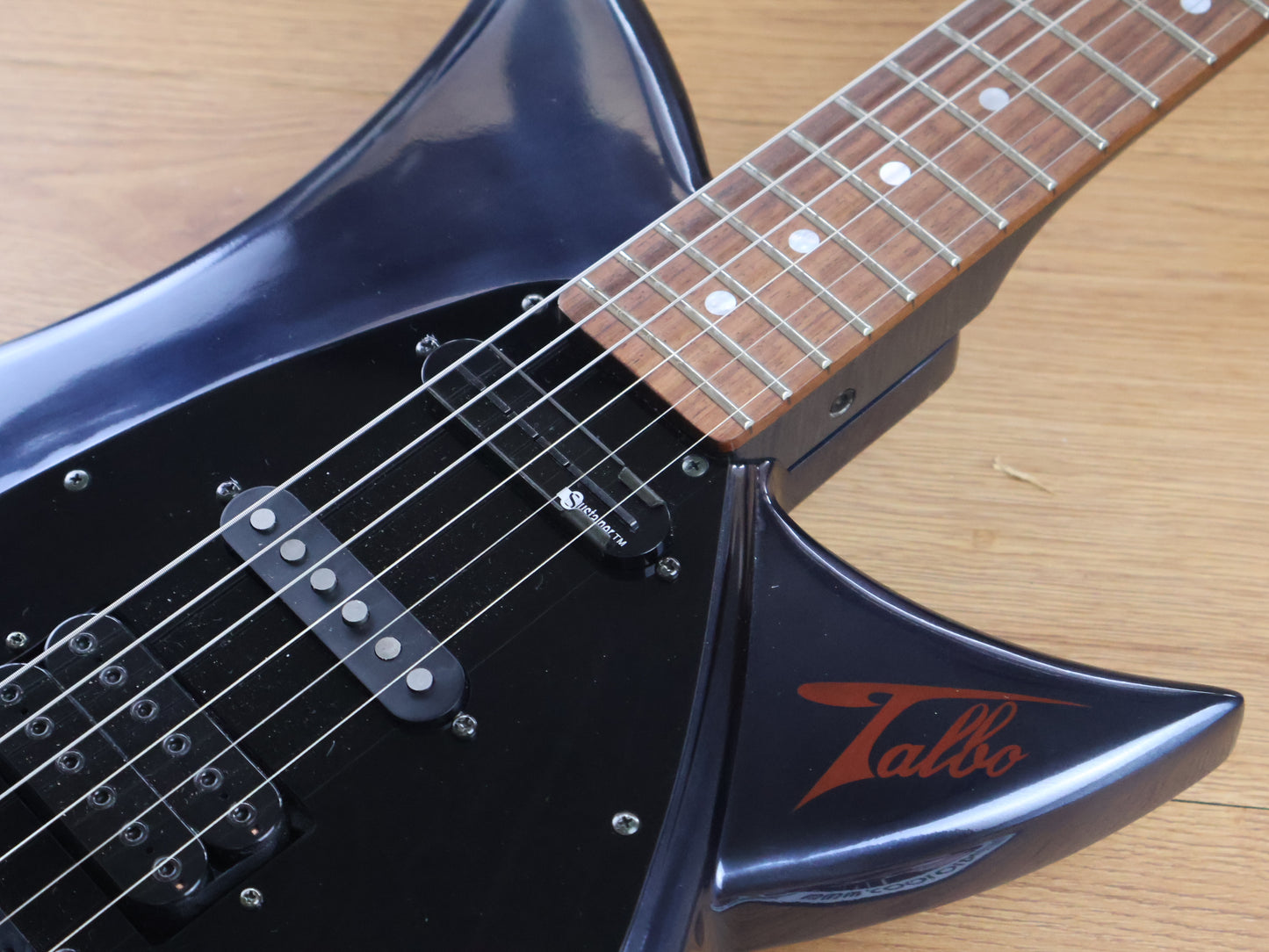 1990's Tokai Talbo Japan Aluminium Body Guitar w/Fernandes Sustainer (Dark Blue)