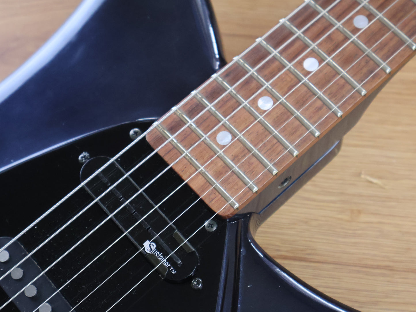 1990's Tokai Talbo Japan Aluminium Body Guitar w/Fernandes Sustainer (Dark Blue)