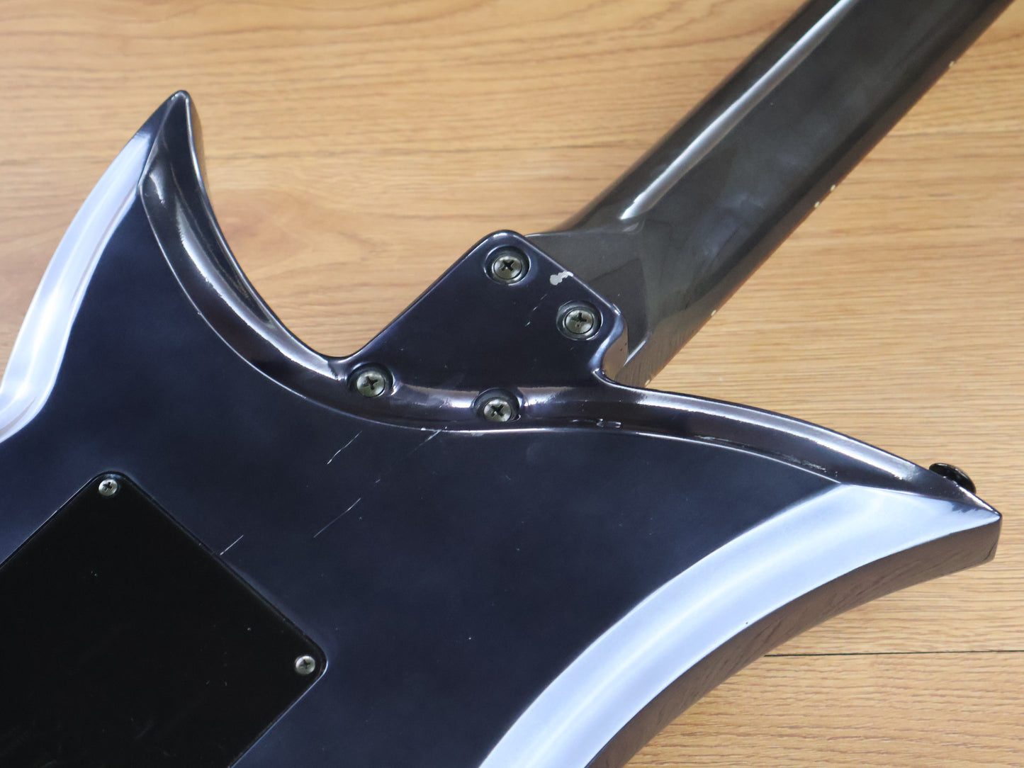 1990's Tokai Talbo Japan Aluminium Body Guitar w/Fernandes Sustainer (Dark Blue)