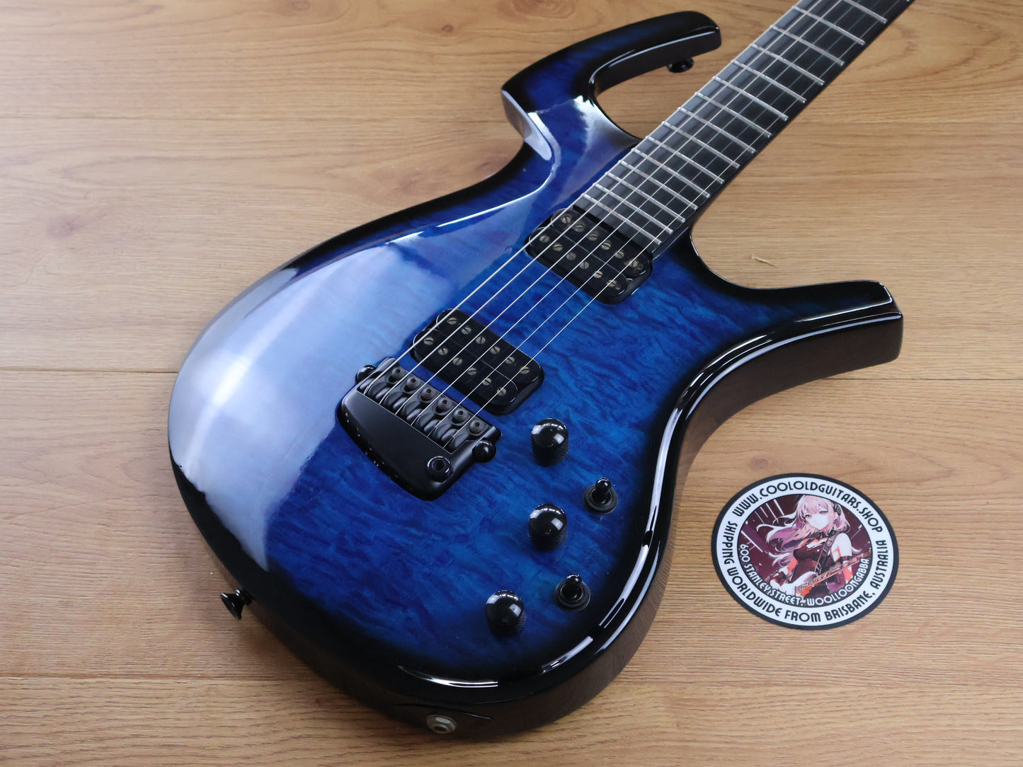 2015 Parker Fly Mojo Flame (Transparent Blue Burst)